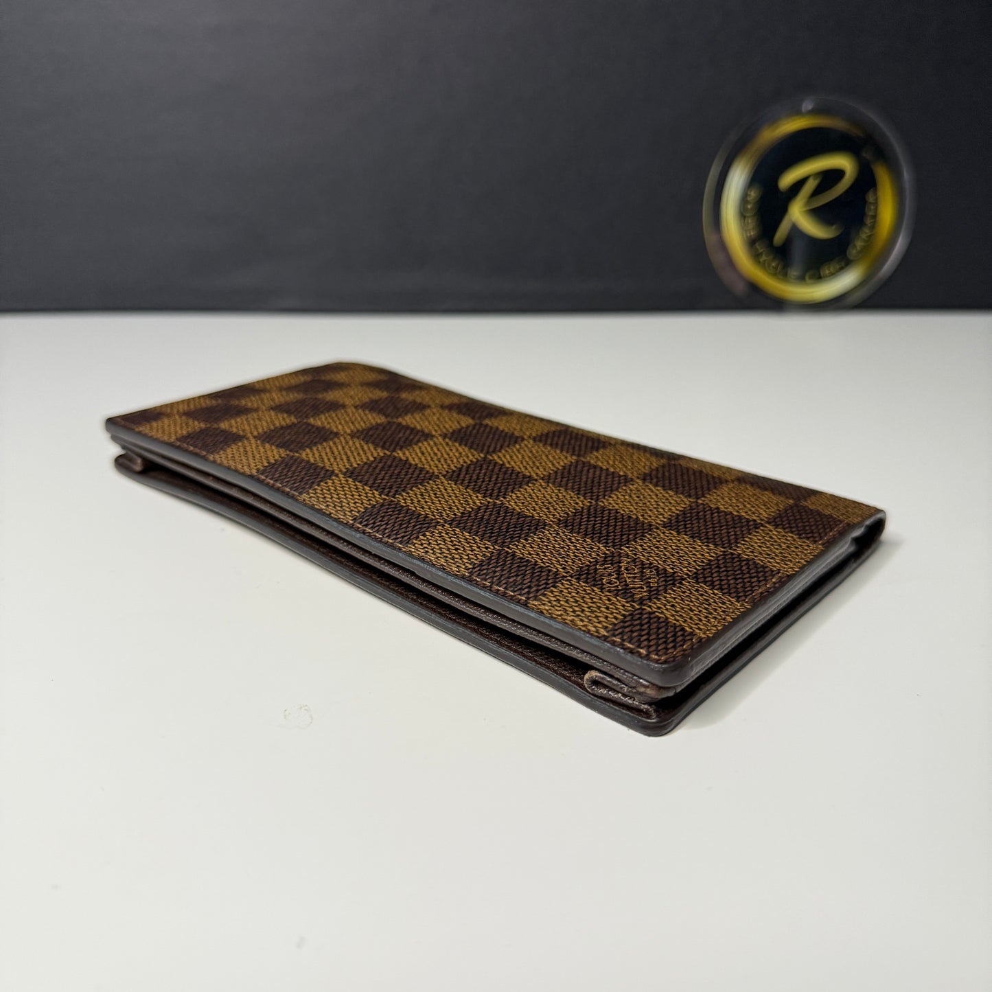 Louis Vouitton Brazza Damier Ebene Long Wallet