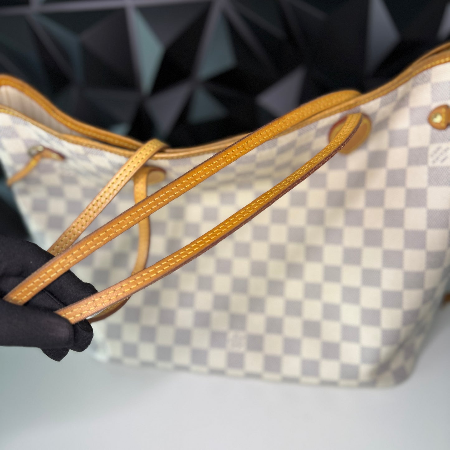 Louis Vuitton Neverfull MM, Damier Azur