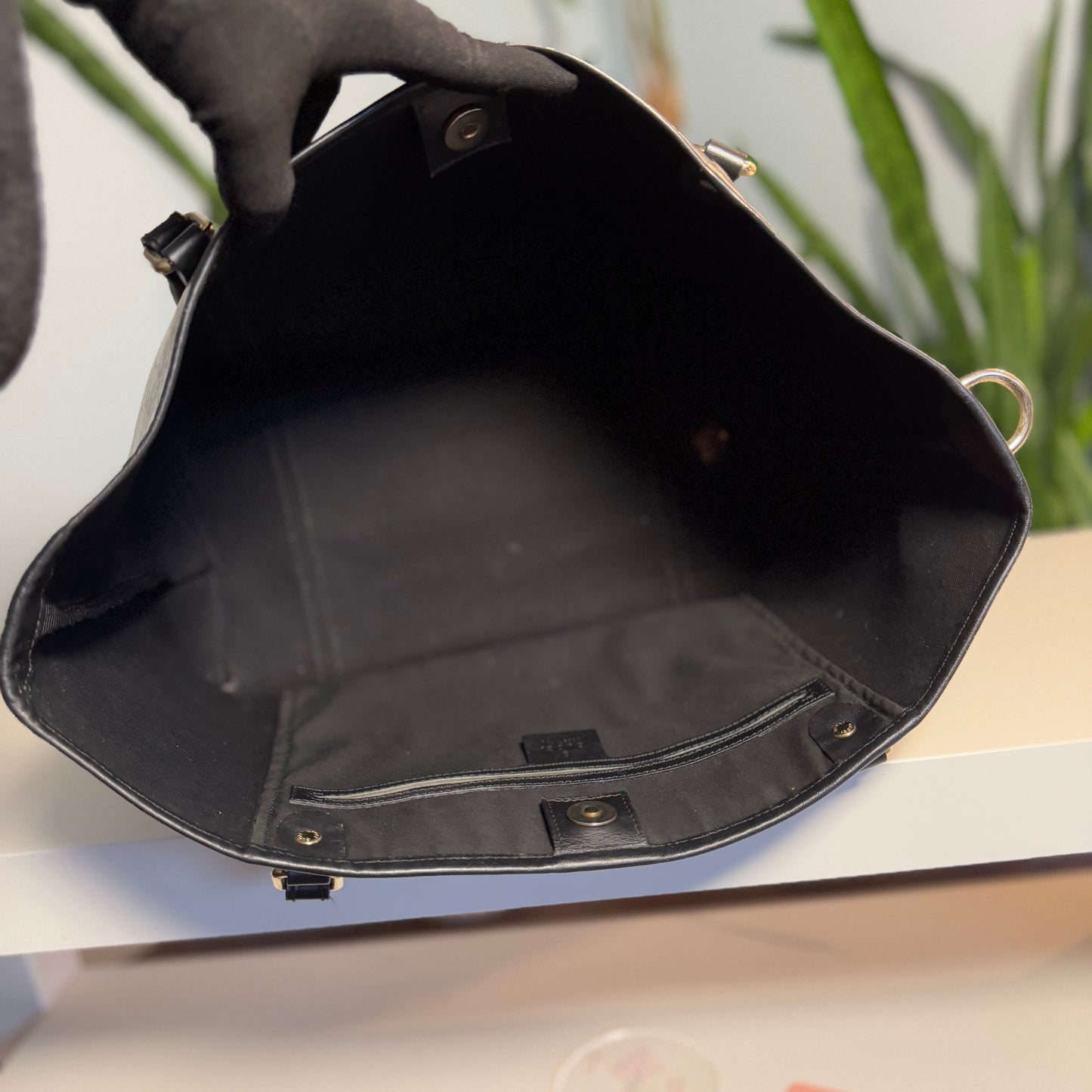 Gucci Crystal & Black Tote