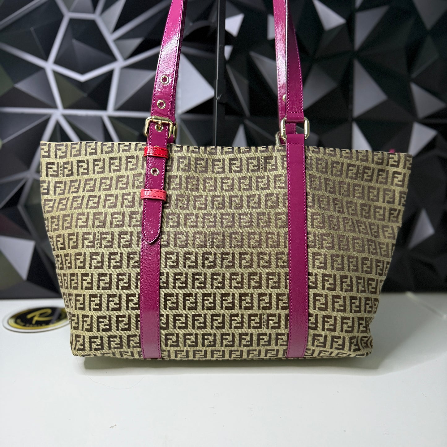 Fendi Zucchino Canvas Superstar Tote