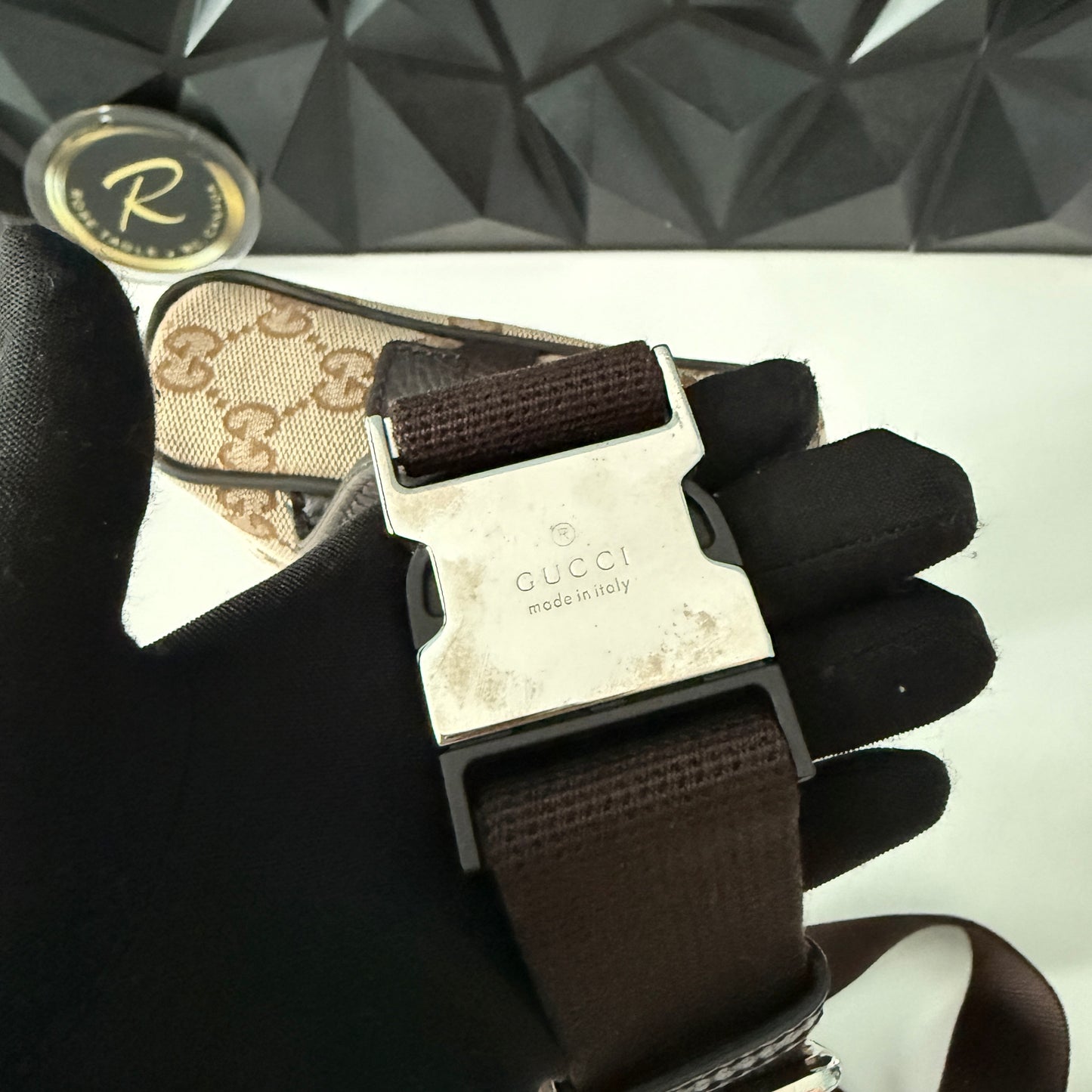 Gucci Canvas Belt Bag / Bumbag