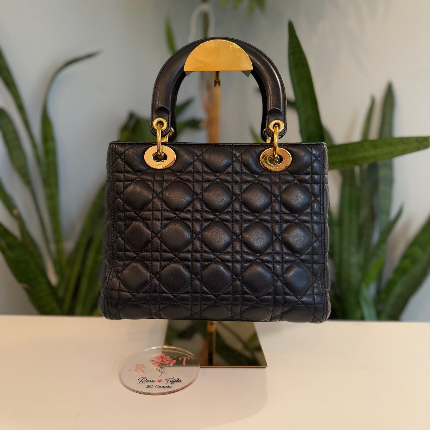 Lady Dior Small Lambskin GHW