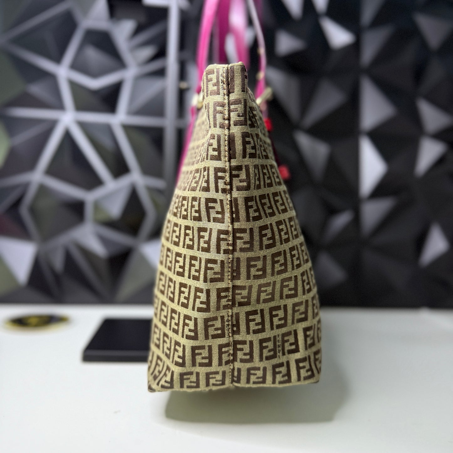 Fendi Zucchino Canvas Superstar Tote