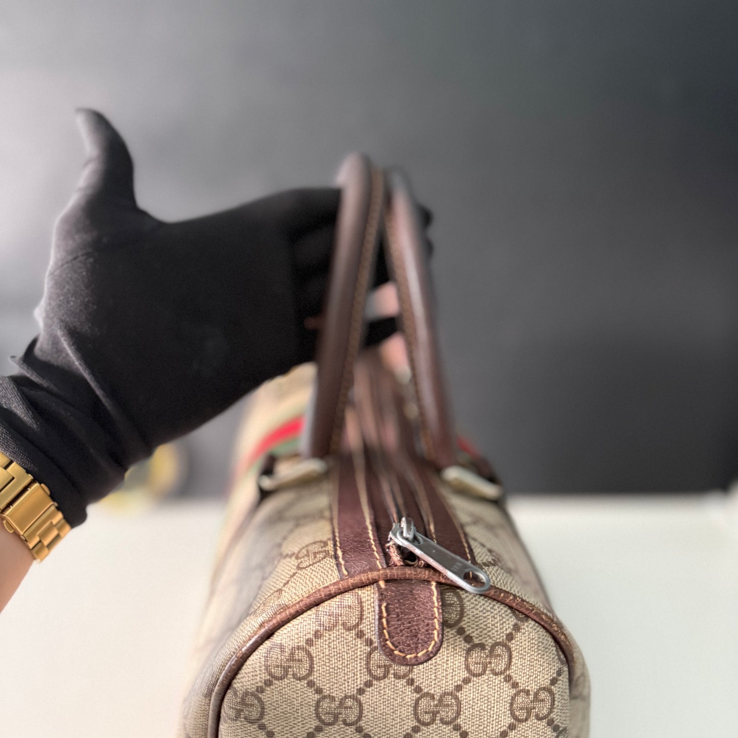 Gucci Sherry Line Boston Bag