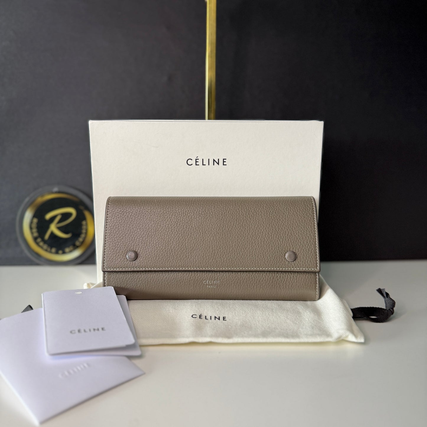 Celine Leather Continental Wallet