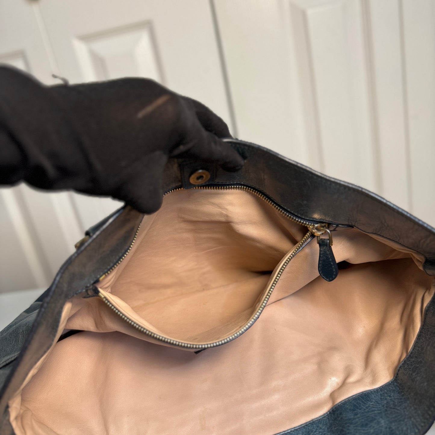 Prada Vitello Shine Leather Tote