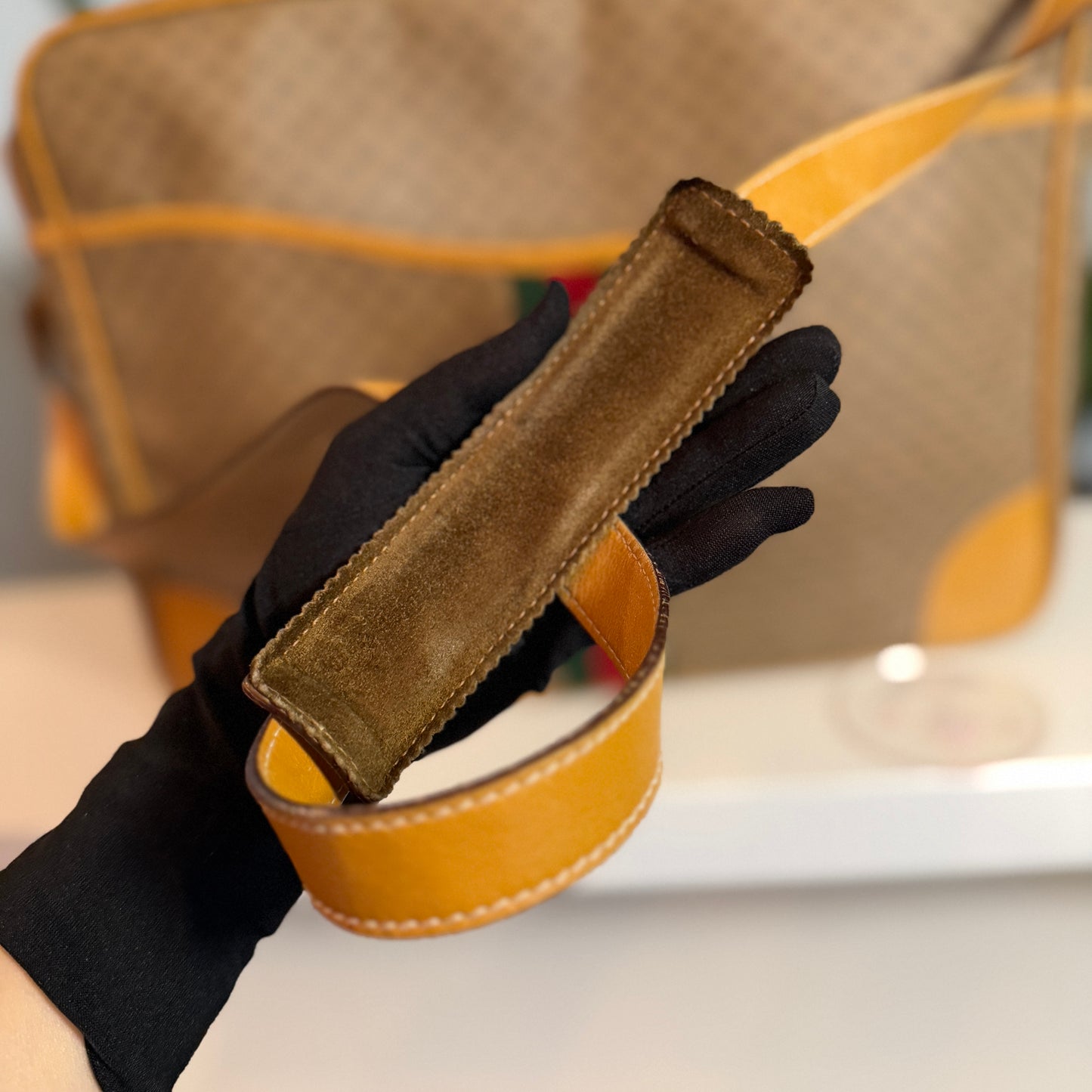 Vintage Gucci Sherry Line Luggage
