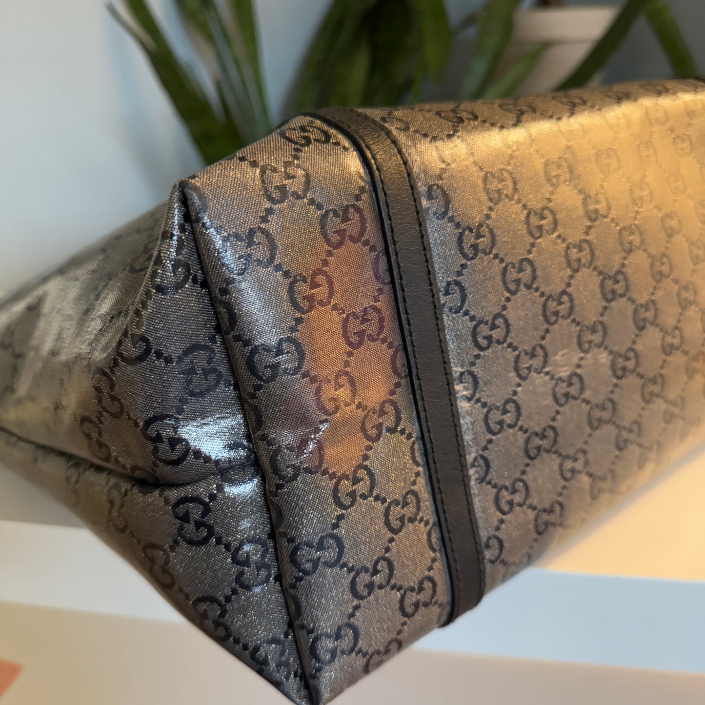 Gucci Crystal & Black Tote