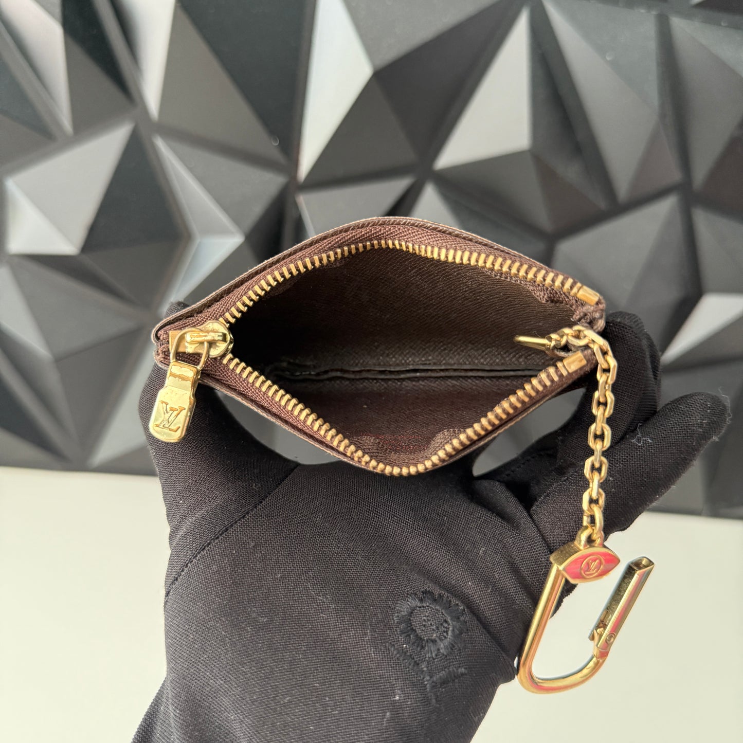 Louis Vuitton Damier Ebene Key Cles