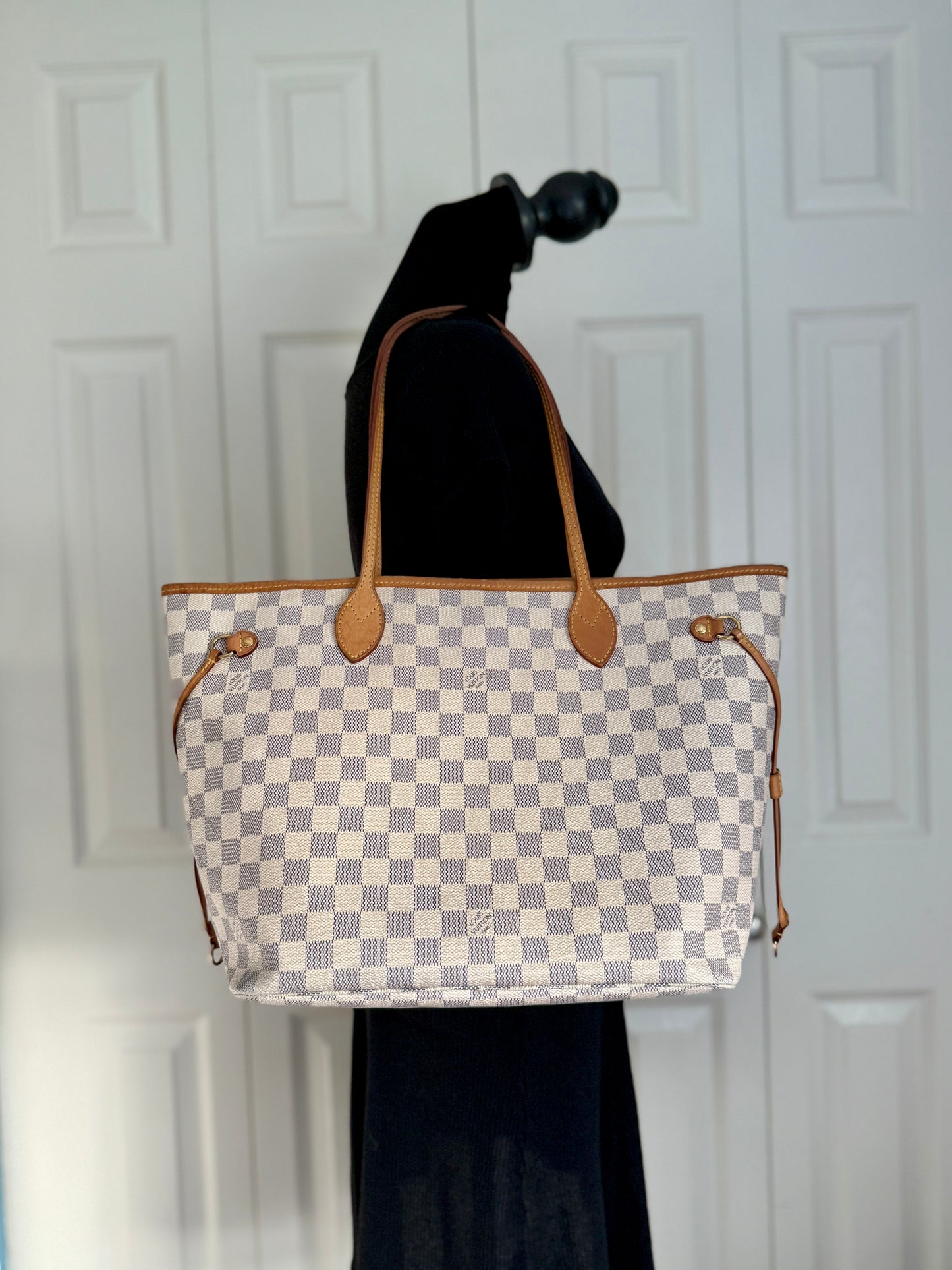 Louis Vuitton Neverfull MM, Damier Azur