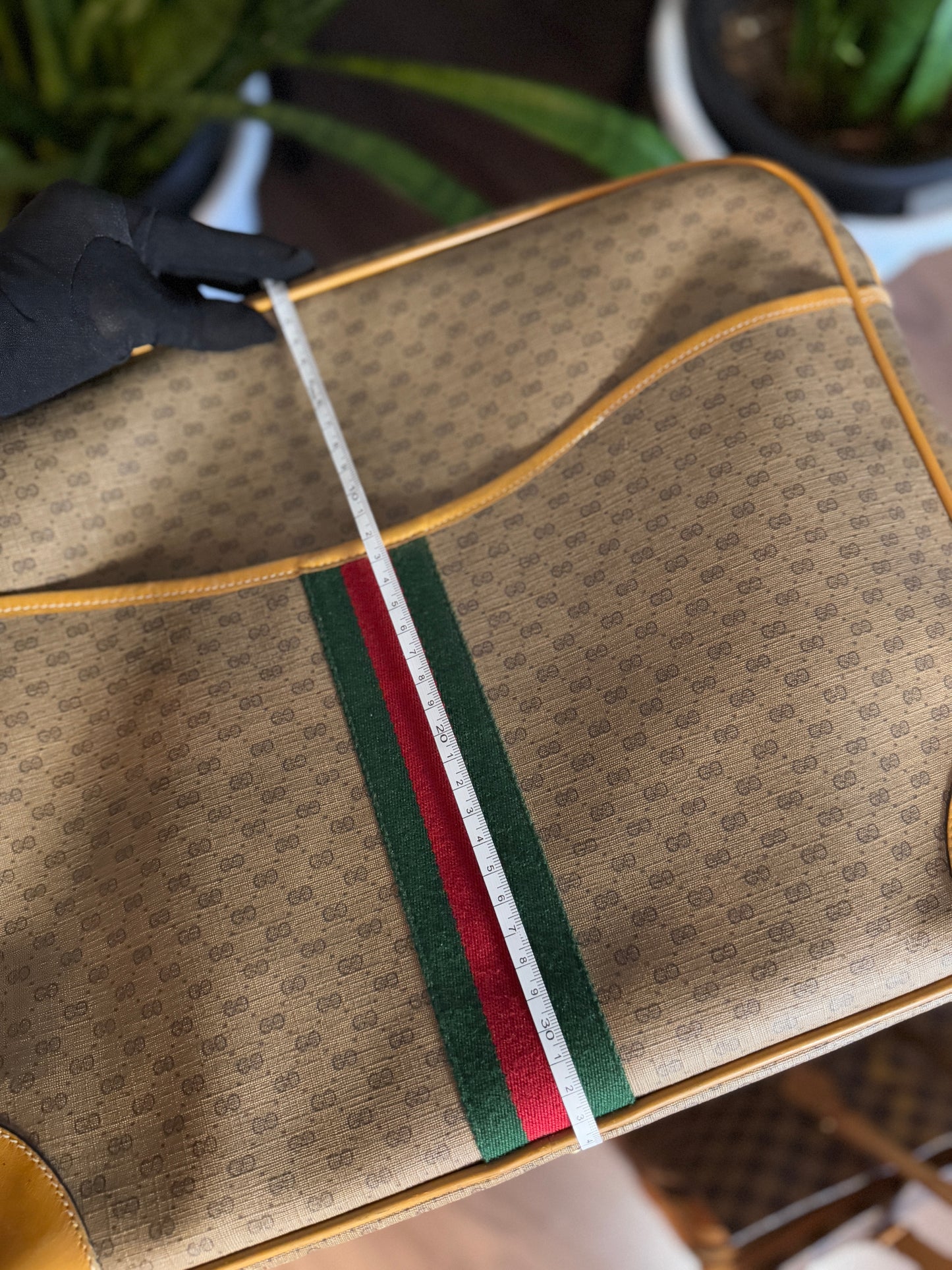 Vintage Gucci Sherry Line Luggage