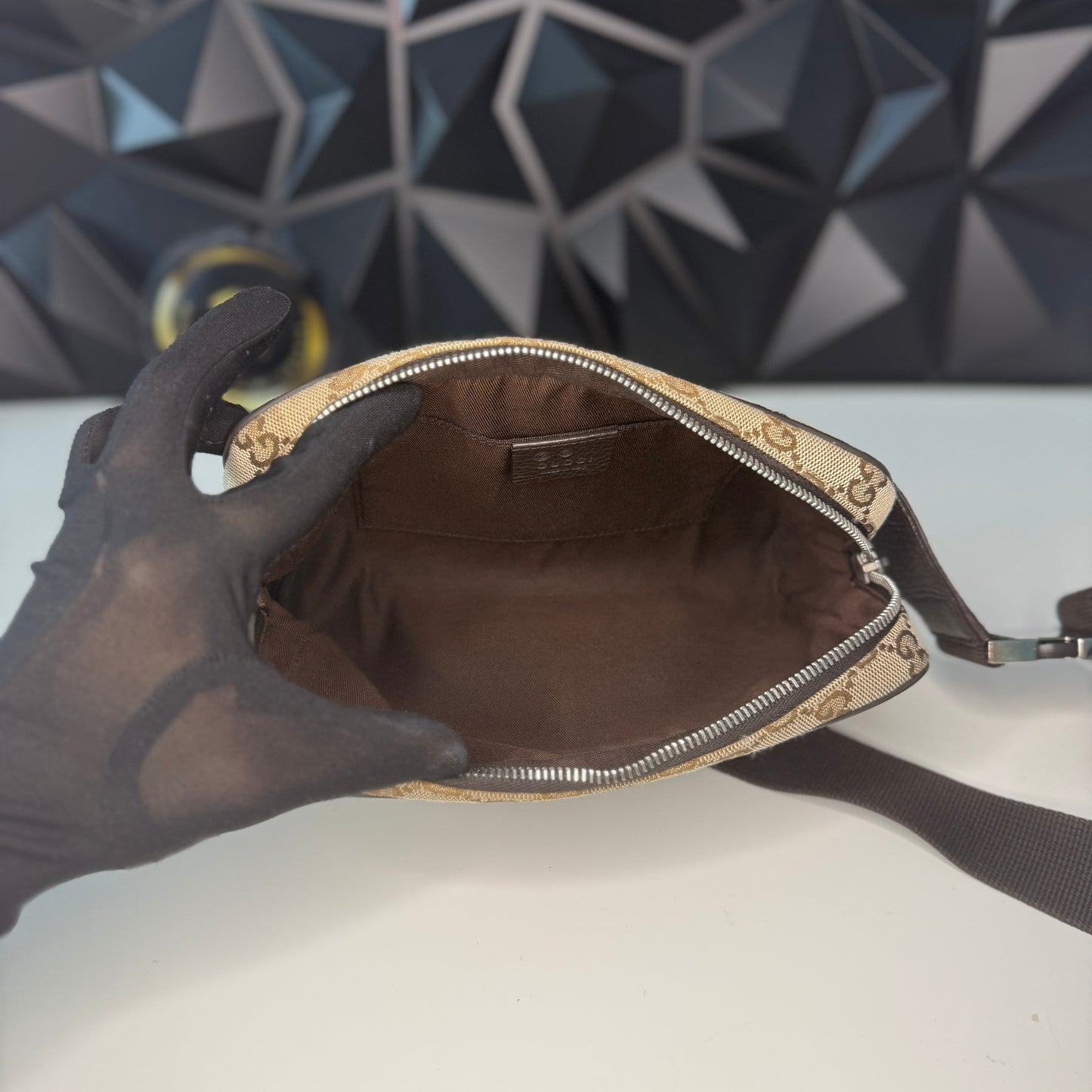 Gucci Canvas Belt Bag / Bumbag