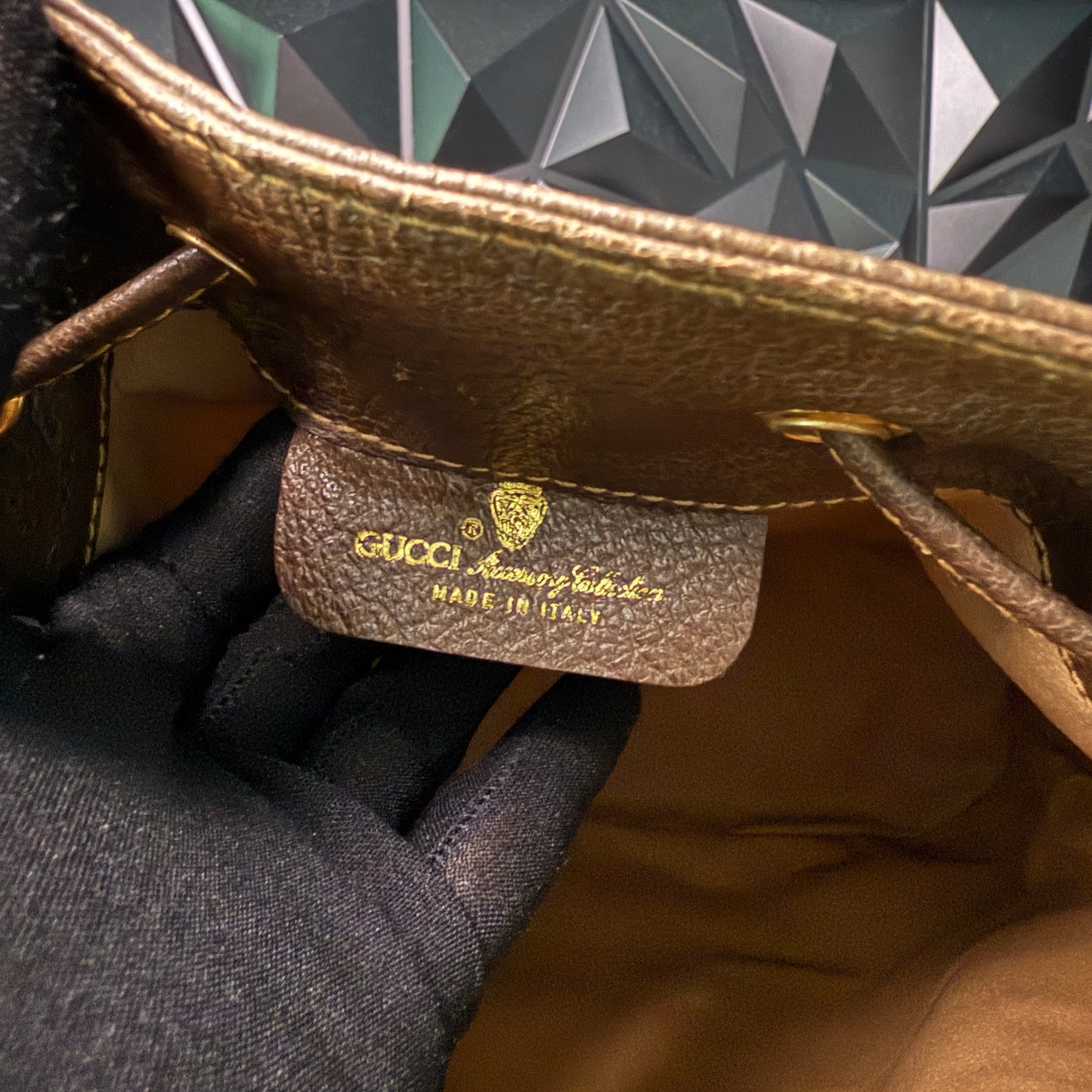 Gucci Sherry Line Bucket Bag
