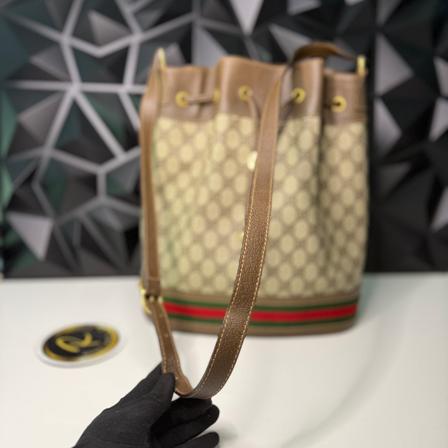 Gucci Sherry Line Bucket Bag