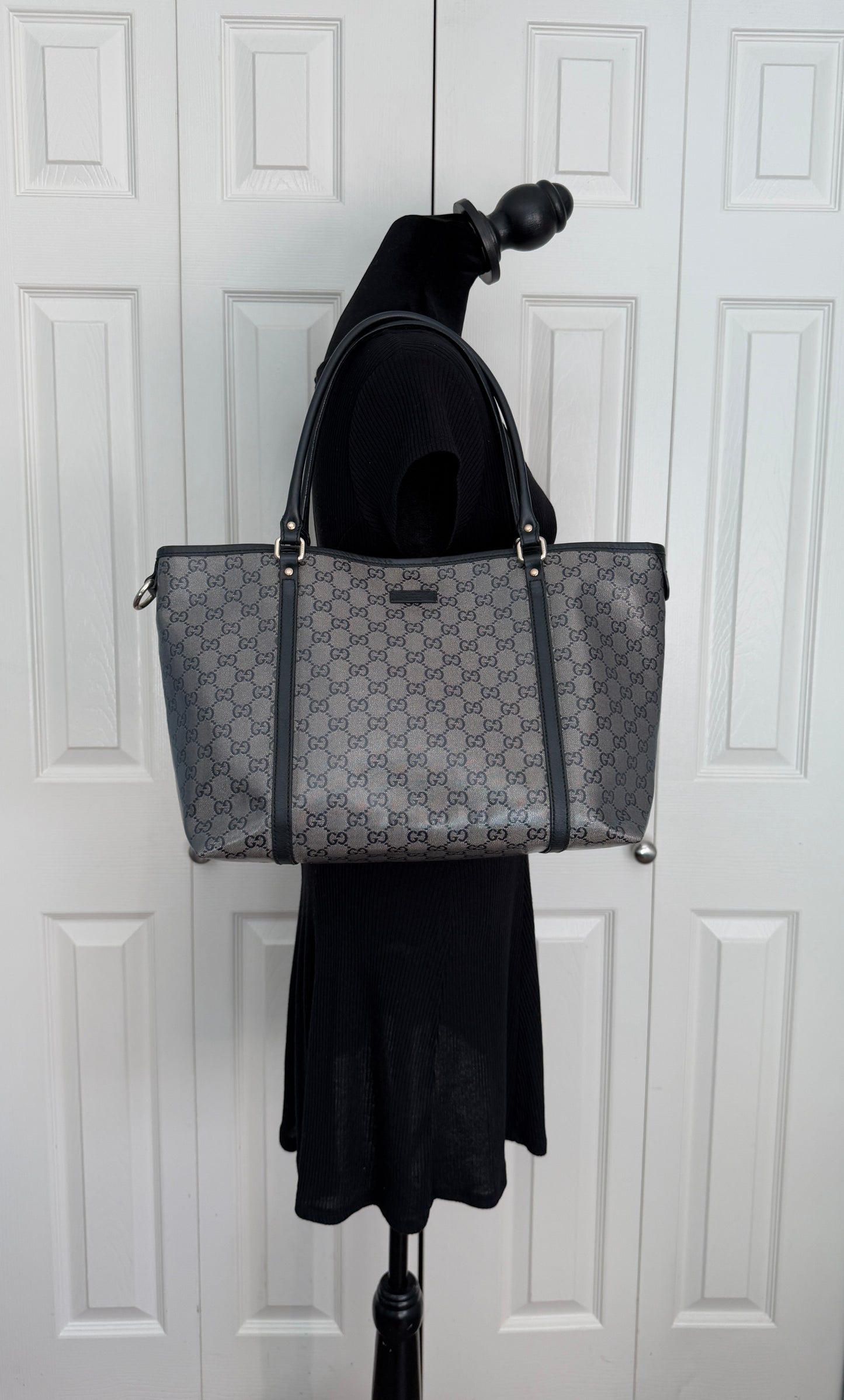 Gucci Crystal & Black Tote
