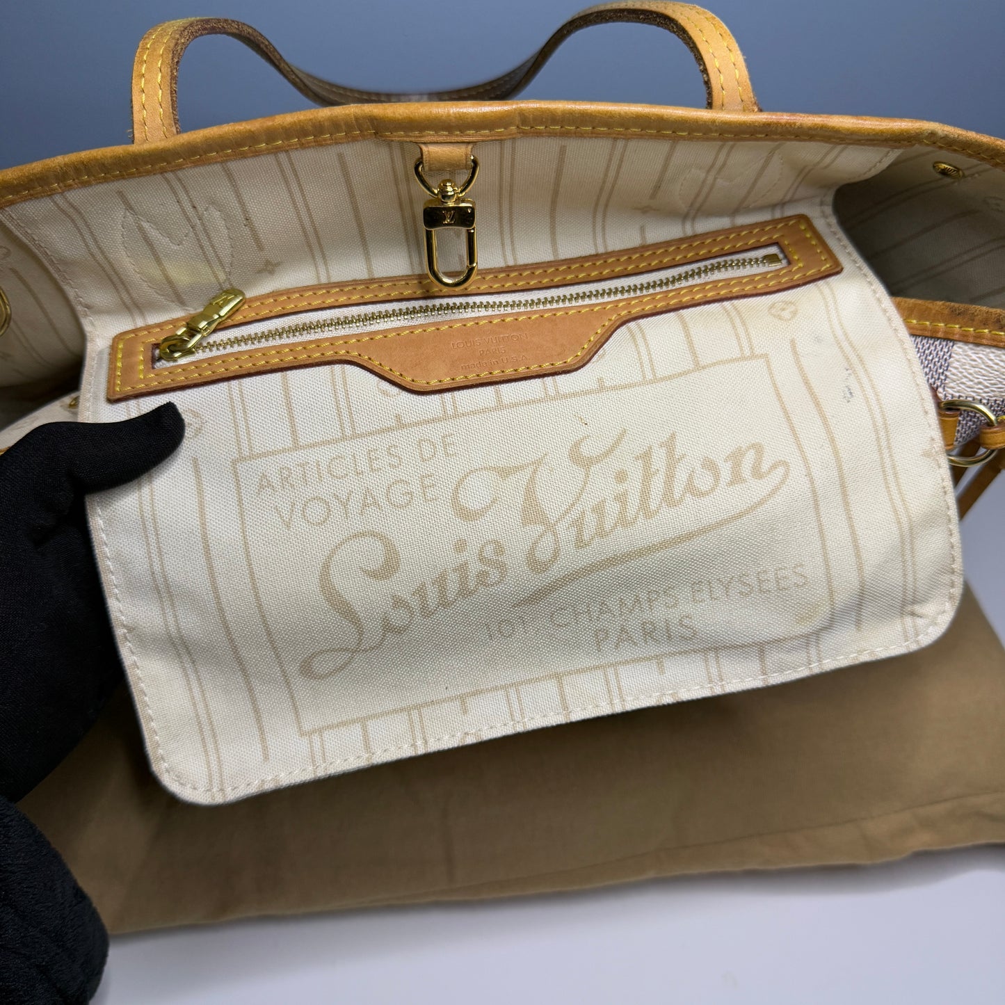 Louis Vuitton Neverfull Azur PM