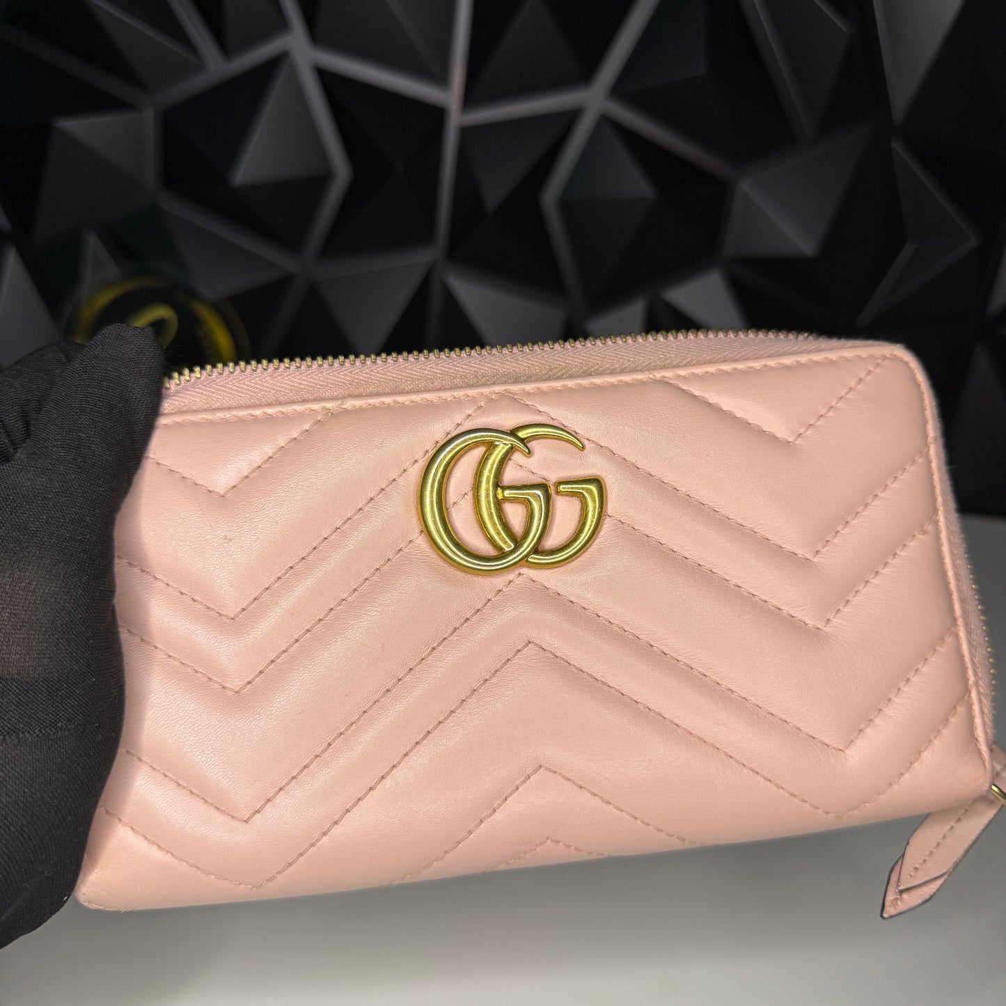 Gucci Marmont Zippy Long Wallet