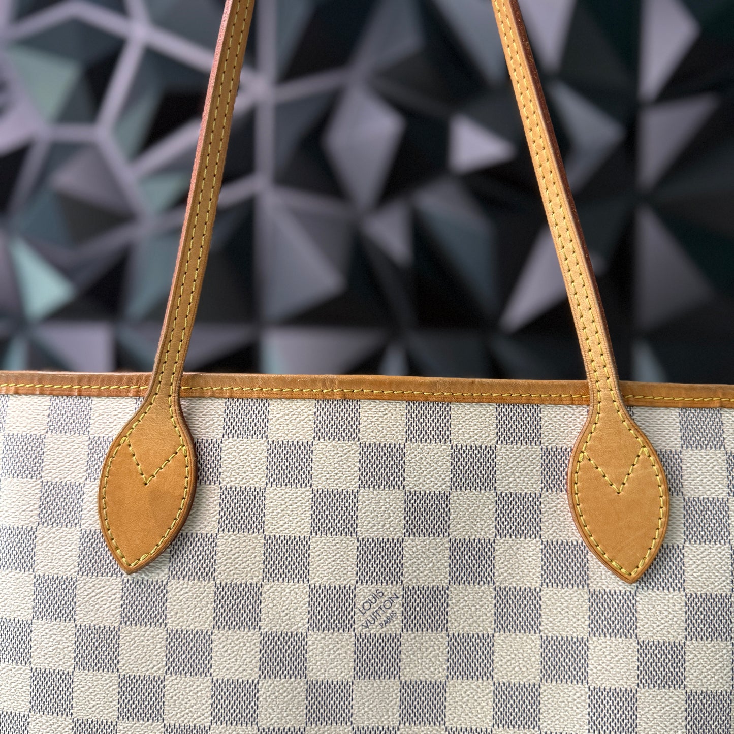 Louis Vuitton Neverfull MM, Damier Azur