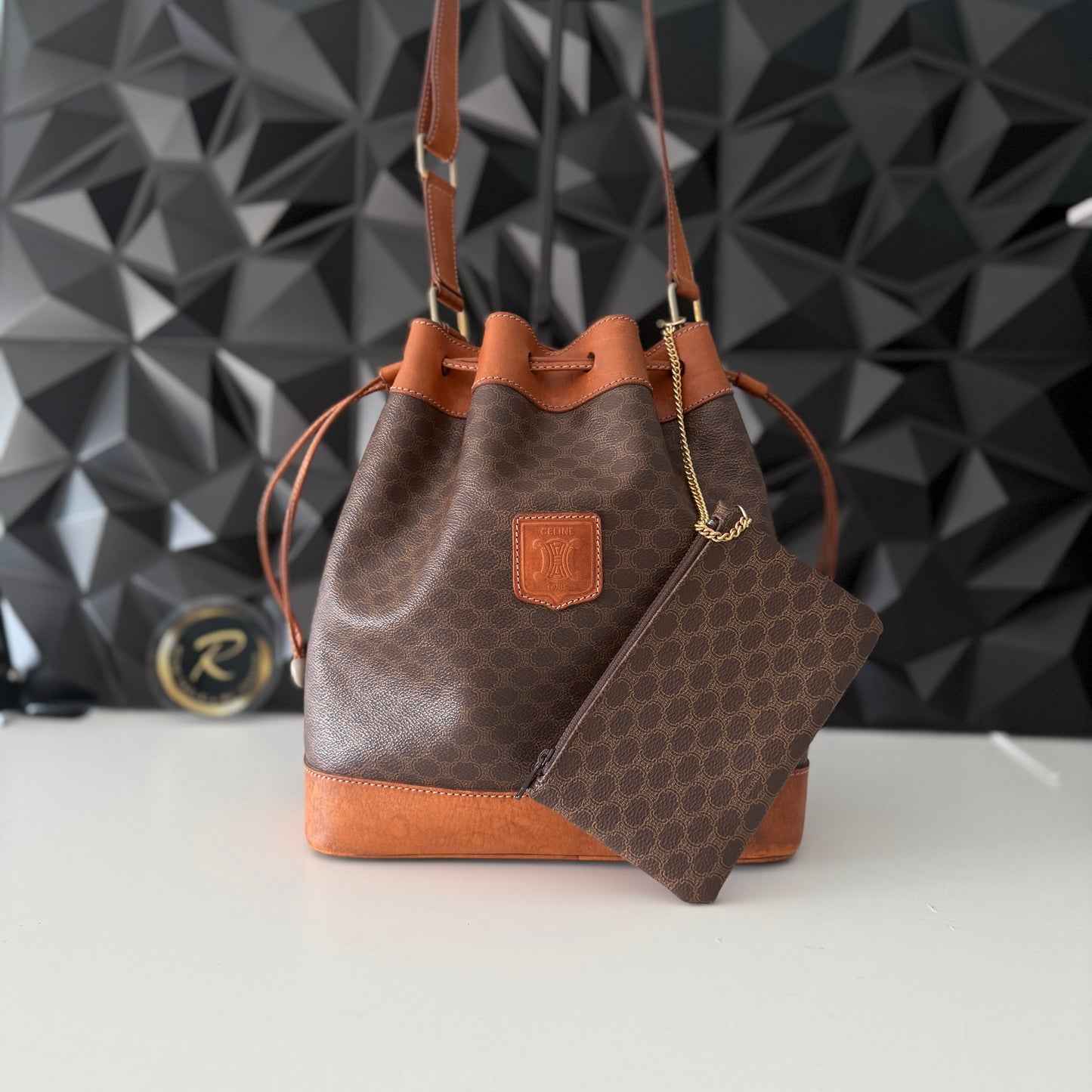 Celine Bucket Bag with pouch