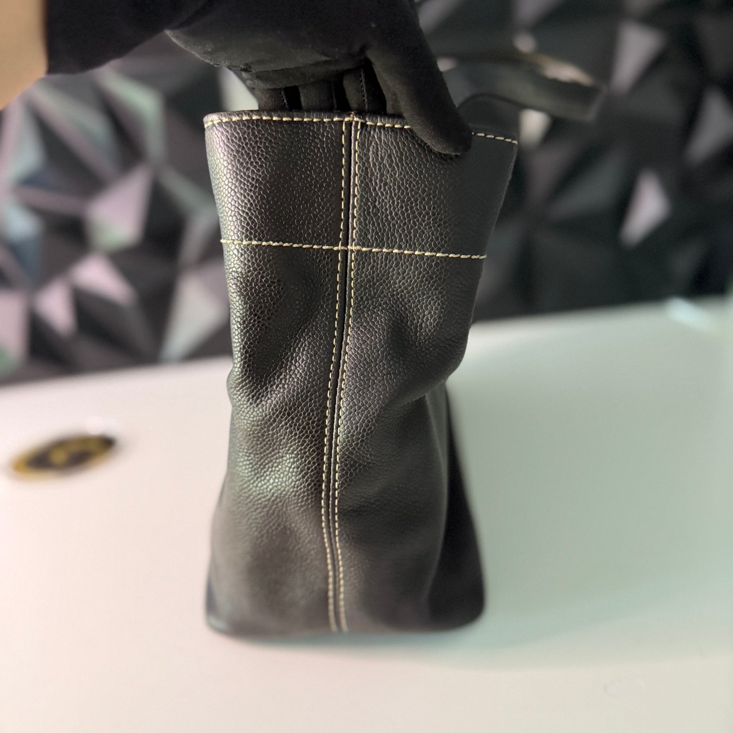 Chanel Caviar Leather 2-way Tote