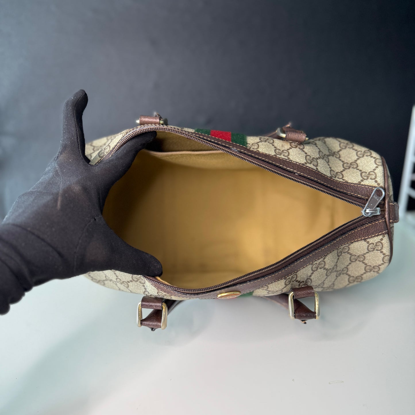 Gucci Sherry Line Boston Bag