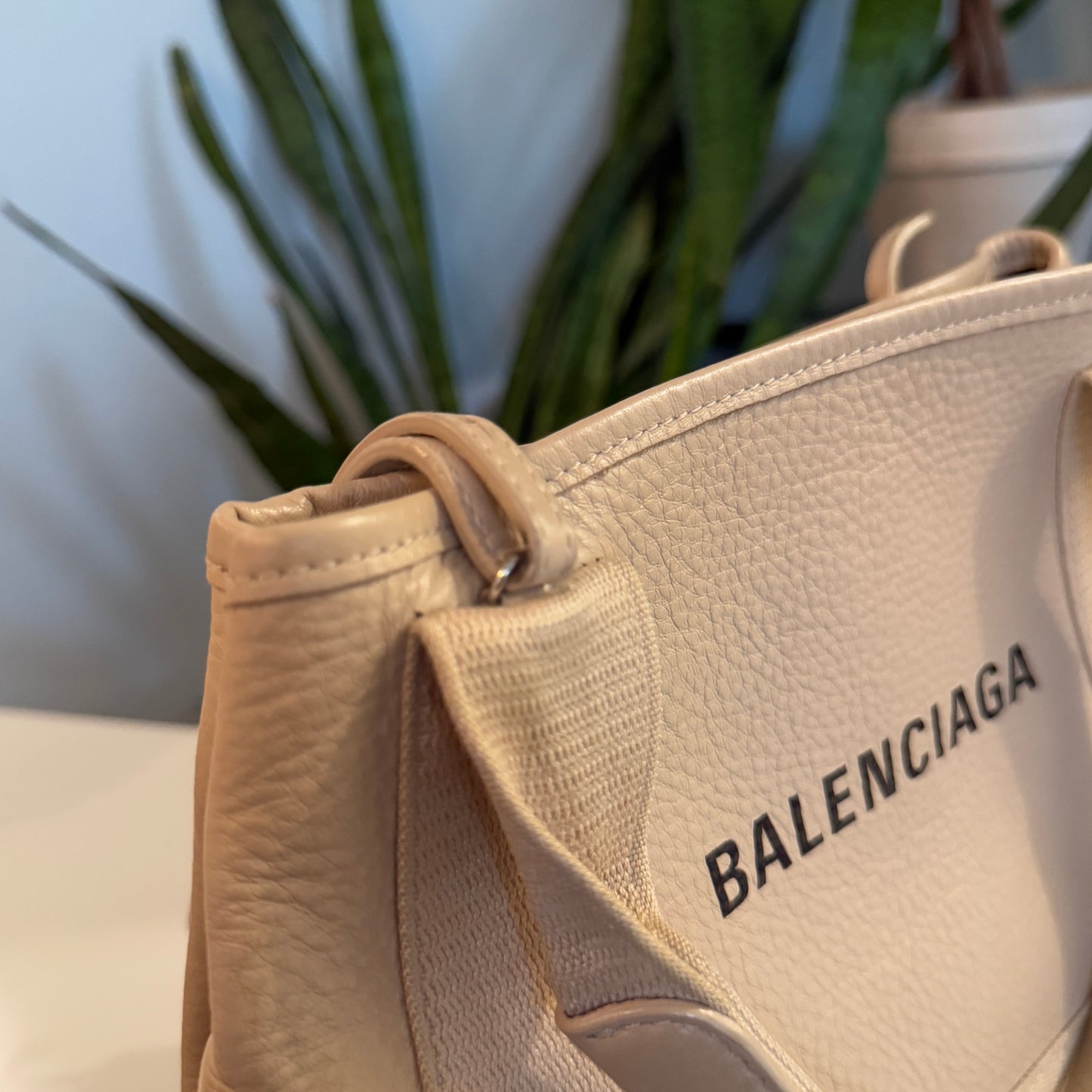 Balenciaga Calfskin Leather XS Cabas 2-way Tote / Crossbody