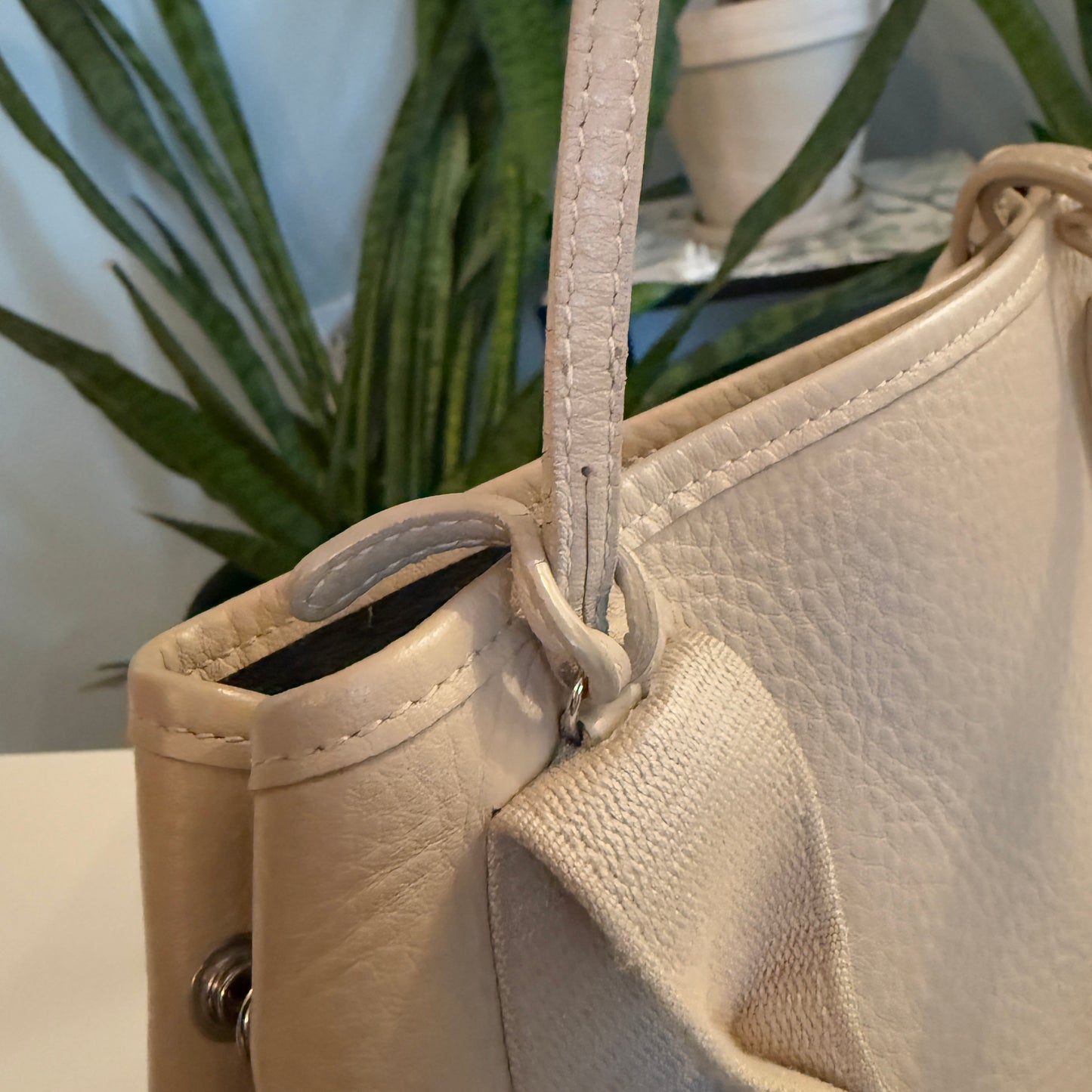 Balenciaga Calfskin Leather XS Cabas 2-way Tote / Crossbody