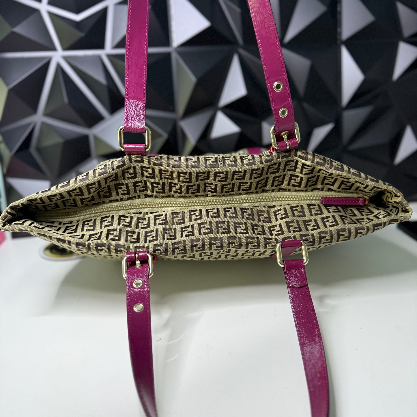Fendi Zucchino Canvas Superstar Tote