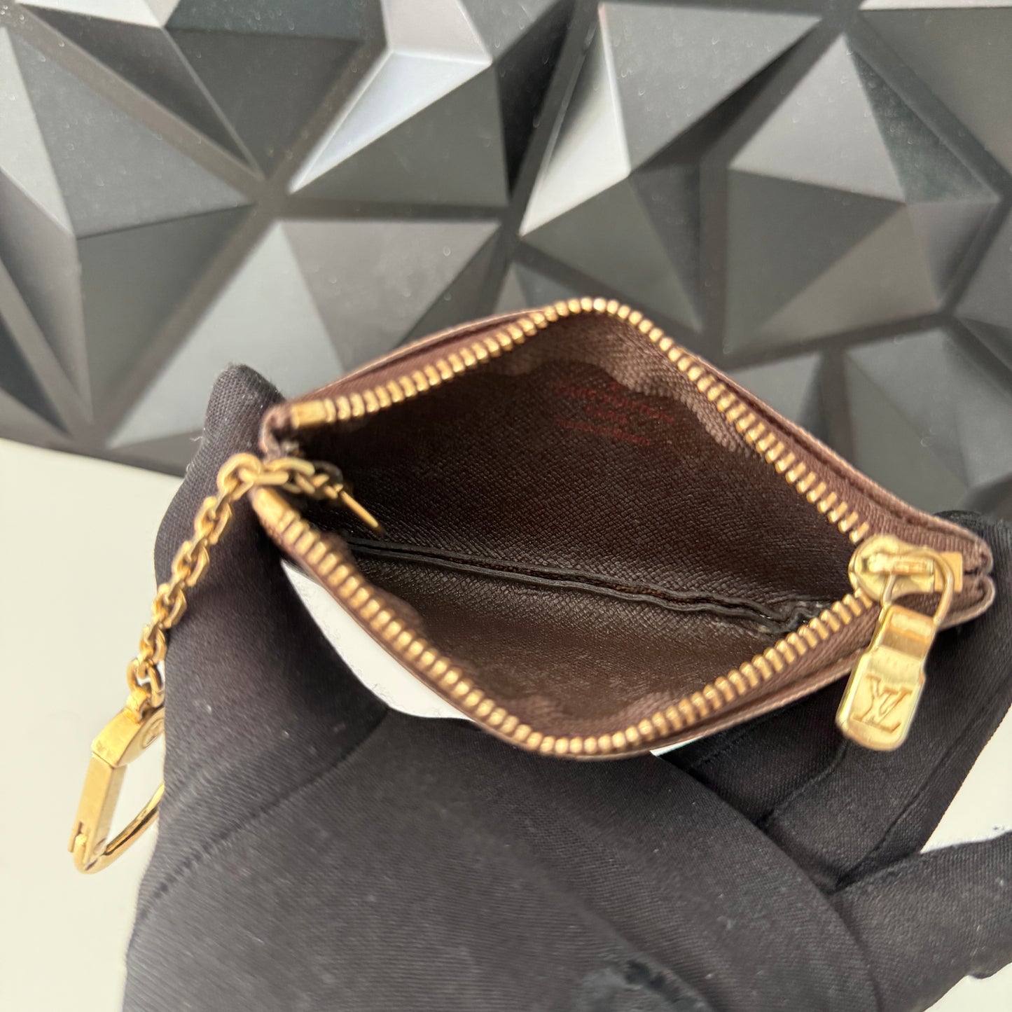 Louis Vuitton Damier Ebene Key Cles