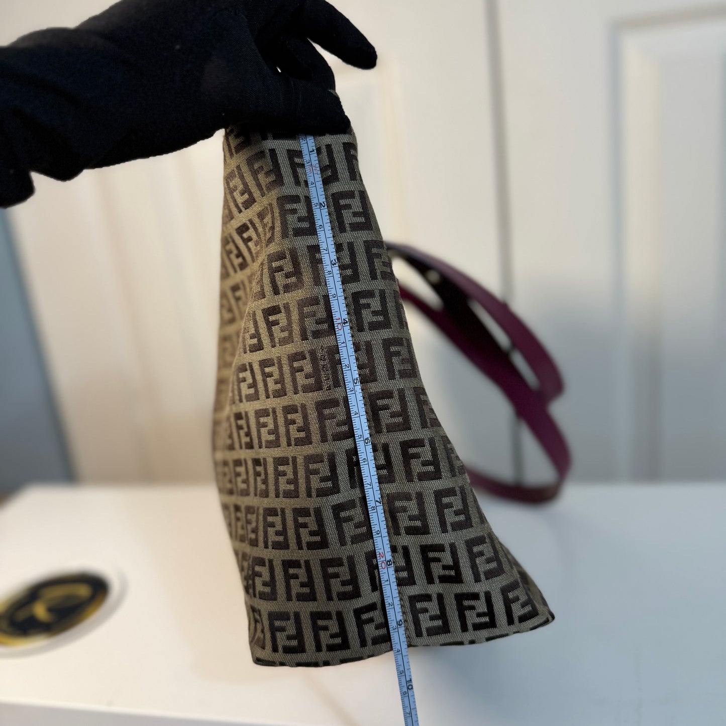 Fendi Zucchino Canvas Superstar Tote