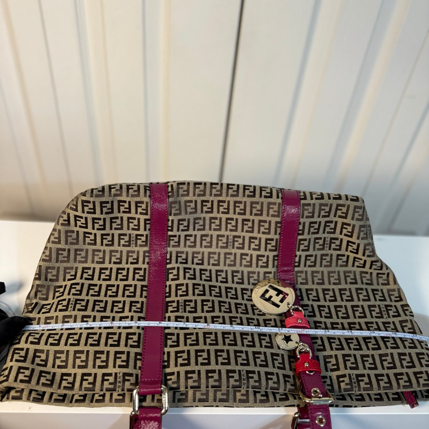 Fendi Zucchino Canvas Superstar Tote