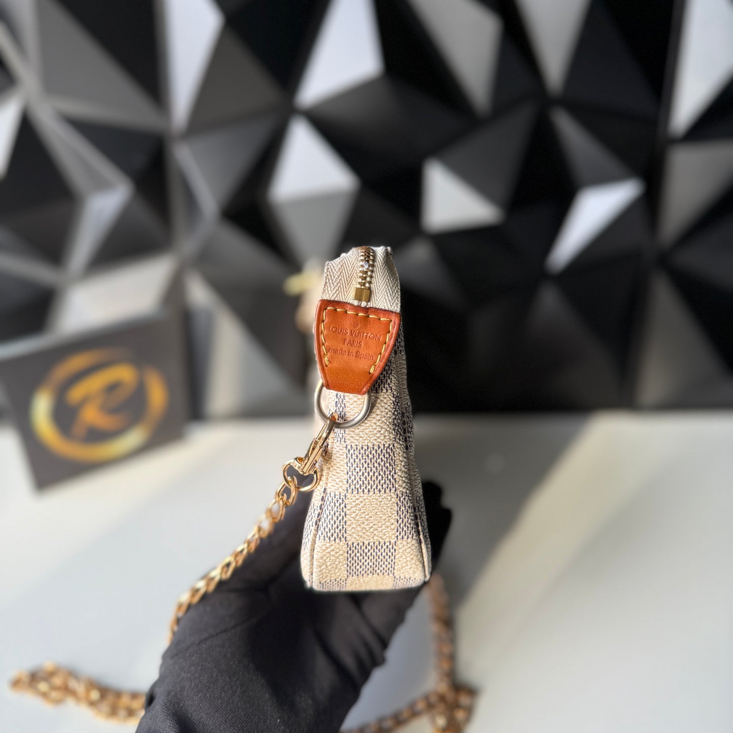 Louis Vuitton Pochette Accessoires, Damier Azur