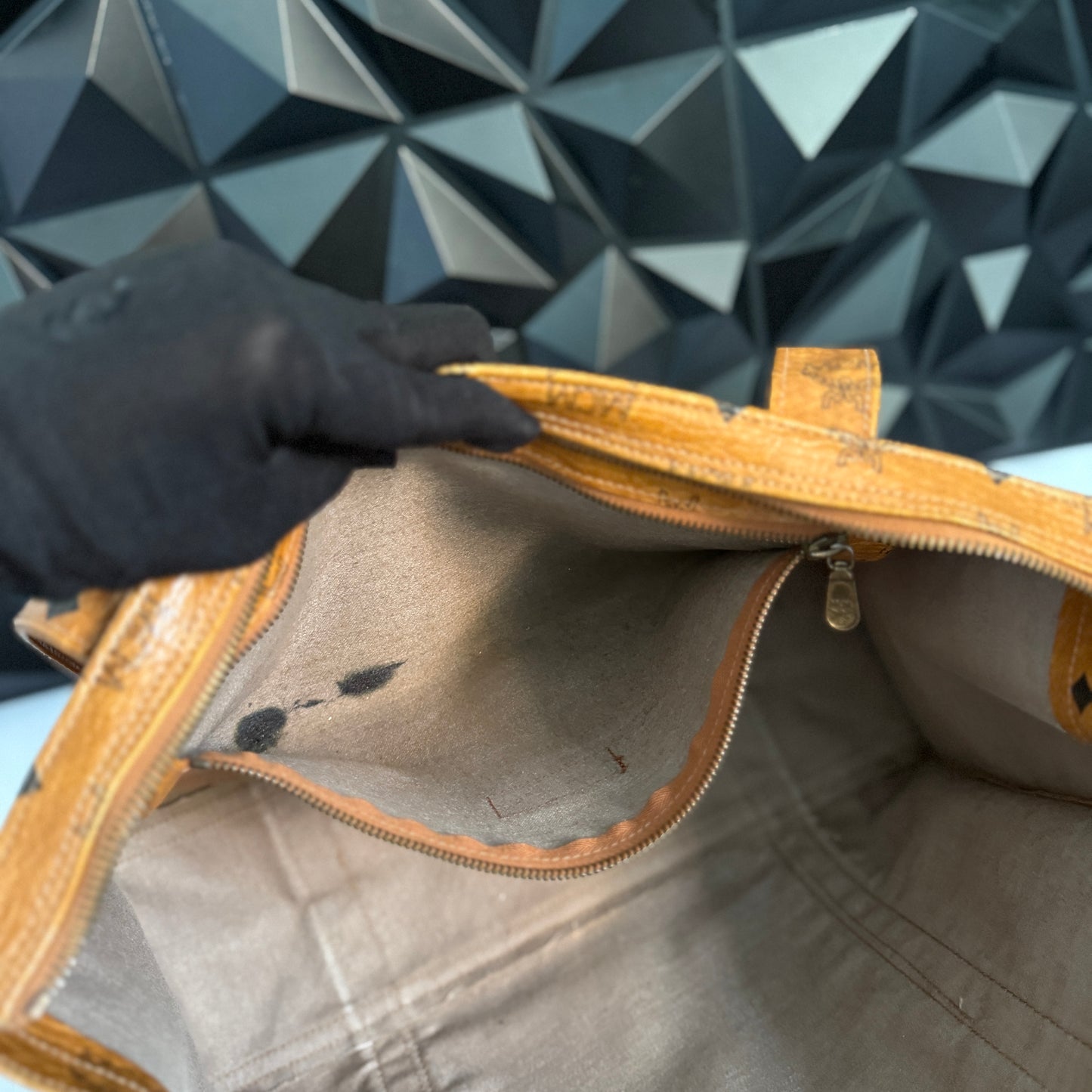 MCM Shoppers Tote Long Handle