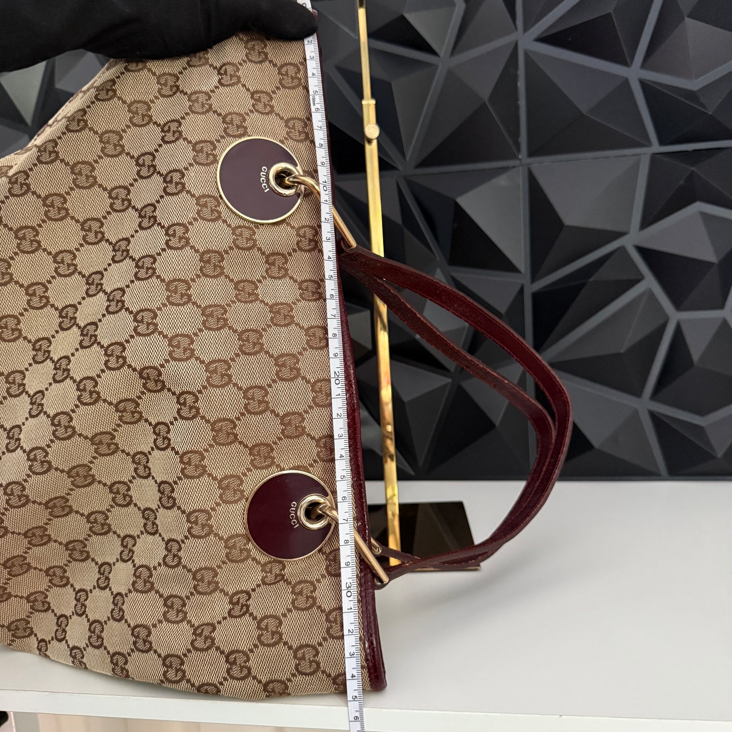 Gucci Canvas Eclipse Tote Bag