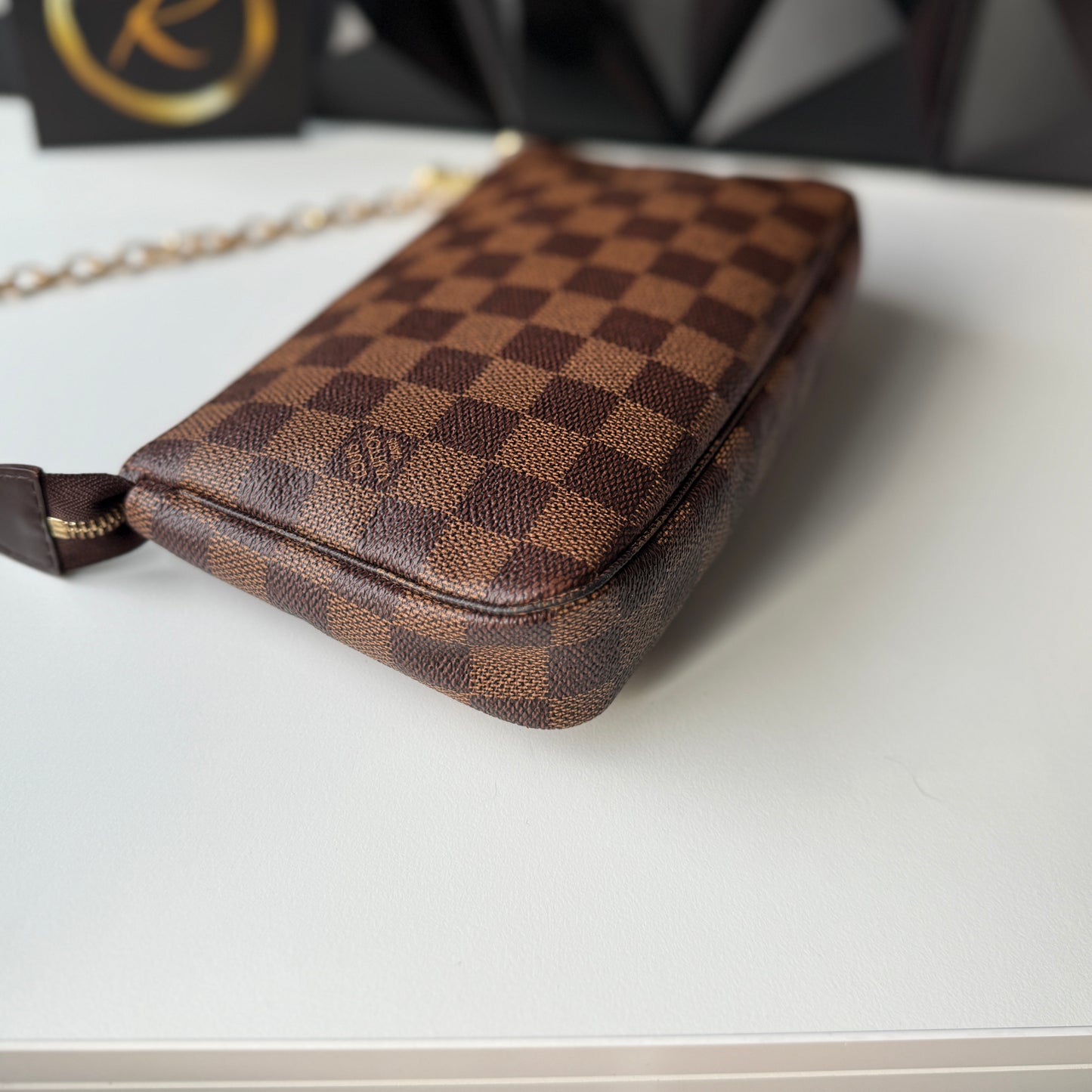 Louis Vuitton Pochette Accessoires, Damier Ebene