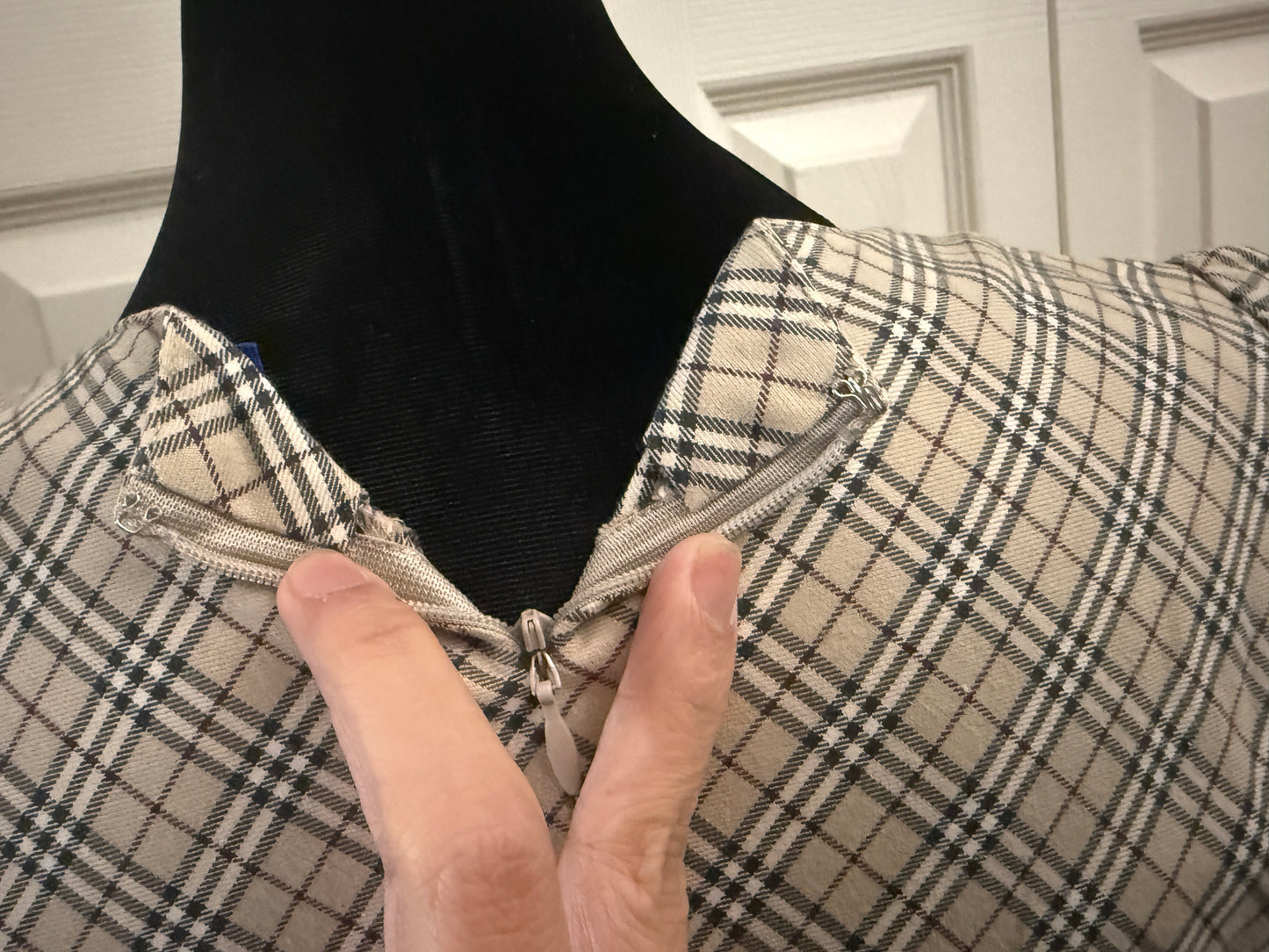 Burberry Blue Label Plaid Dress