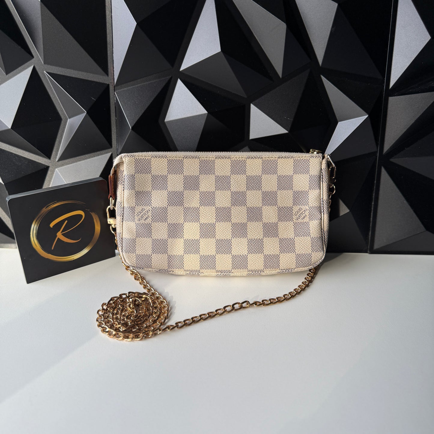 Louis Vuitton Pochette Accessoires, Damier Azur