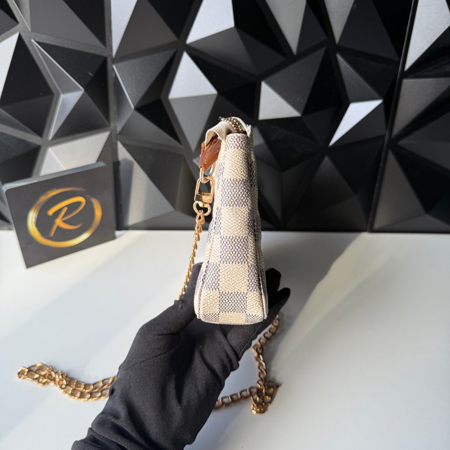 Louis Vuitton Pochette Accessoires, Damier Azur