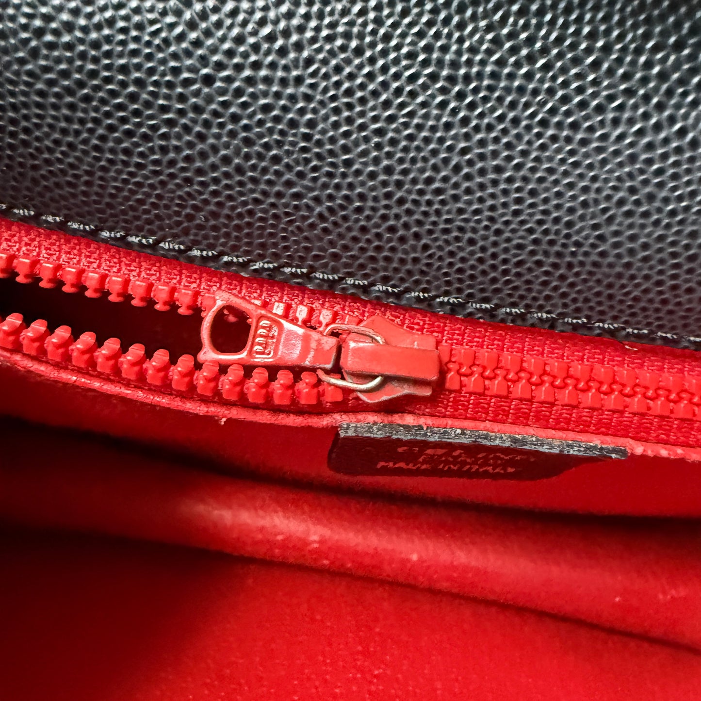 Vintage Celine Black Leather Bag