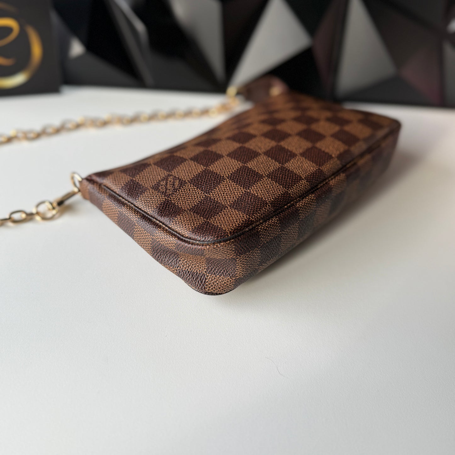 Louis Vuitton Pochette Accessoires, Damier Ebene