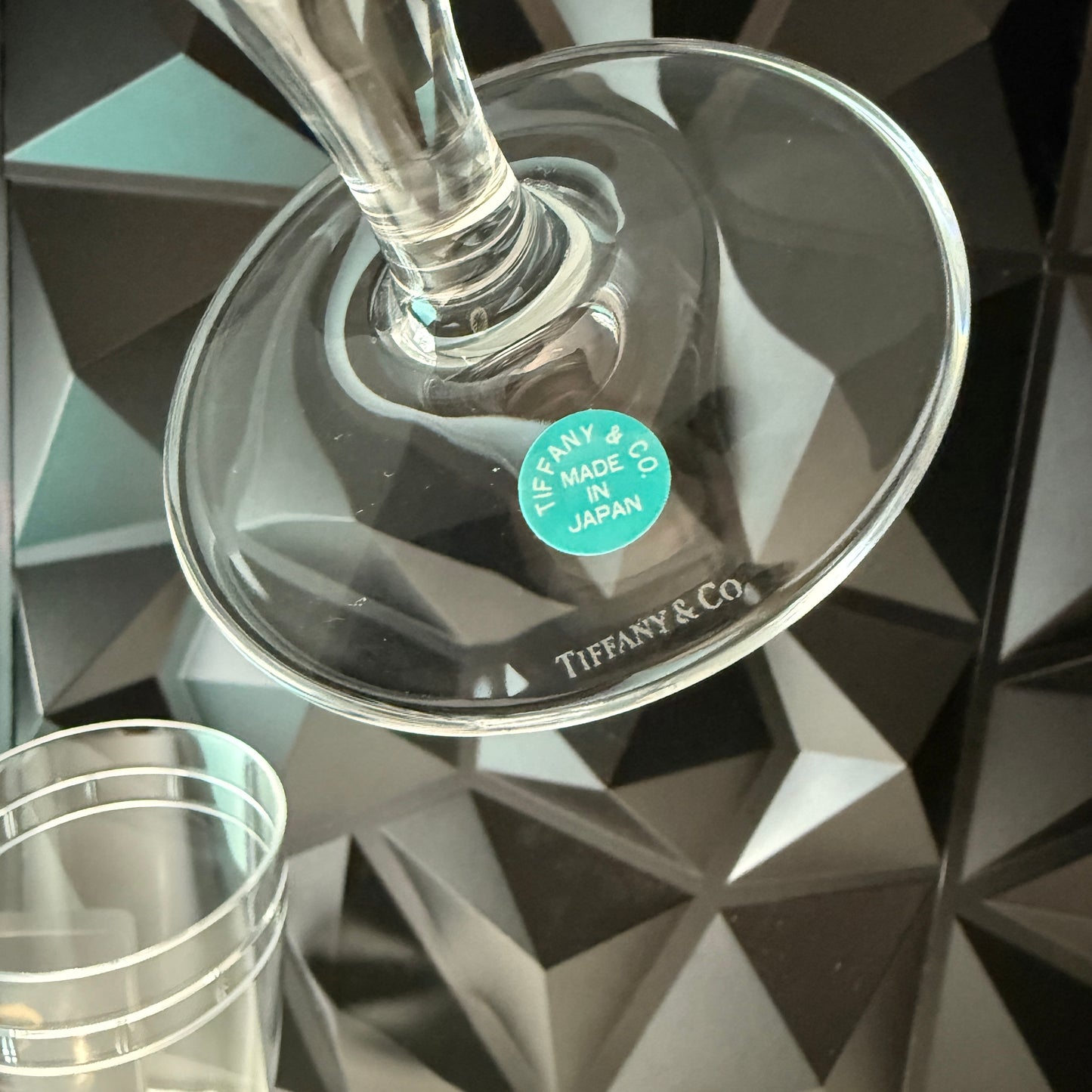 Tiffany & Co. Atlas Pilsner glasses in clear crystal - Brand New with Box