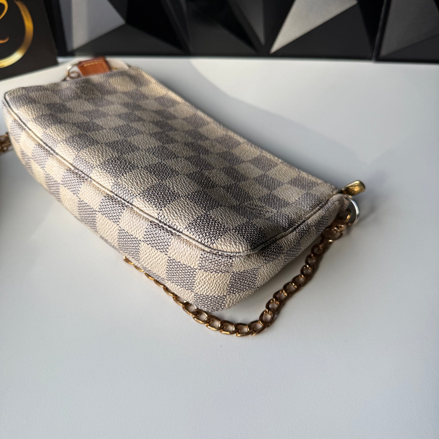 Louis Vuitton Pochette Accessoires, Damier Azur