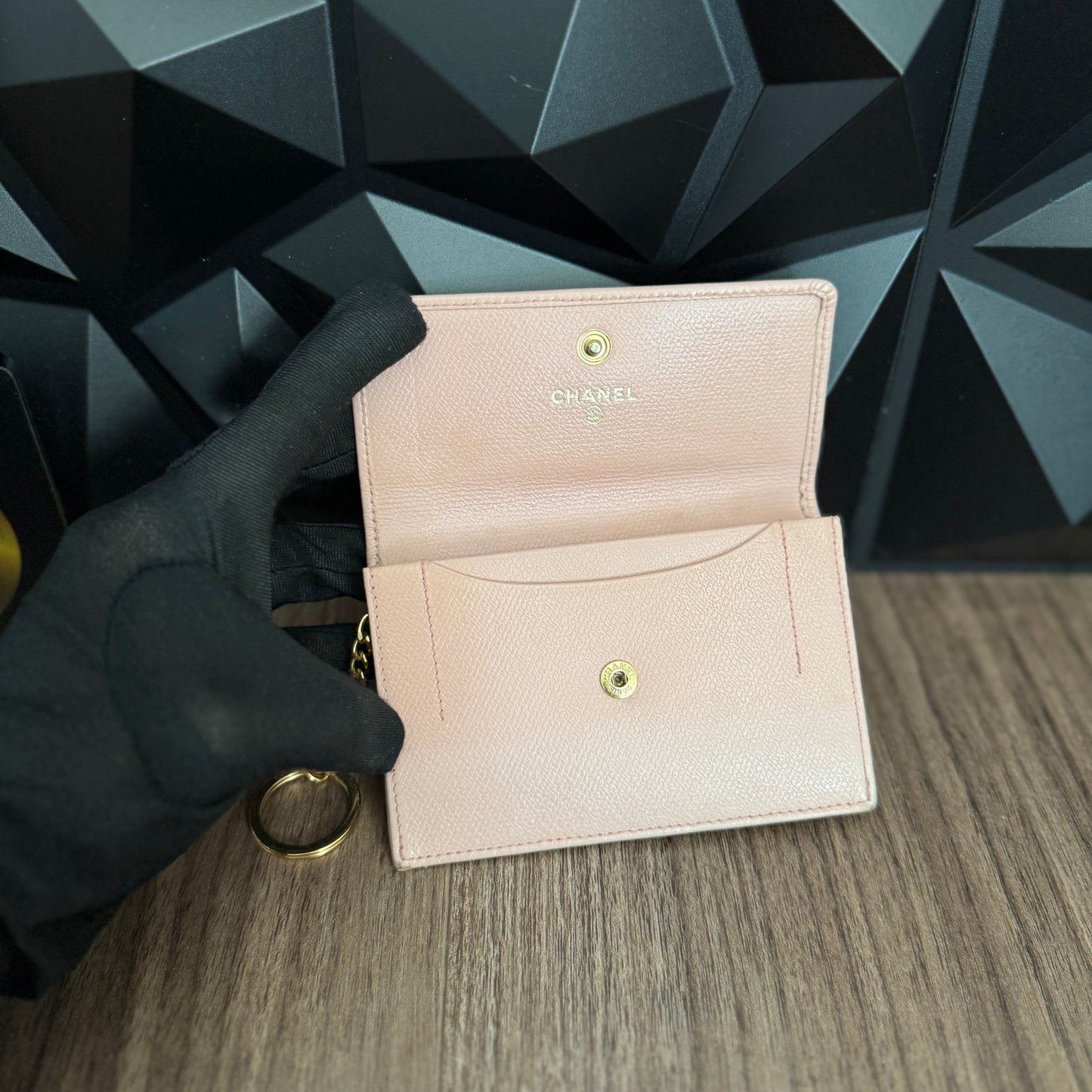 Chanel Coco Button Coin / Card / Key Cles