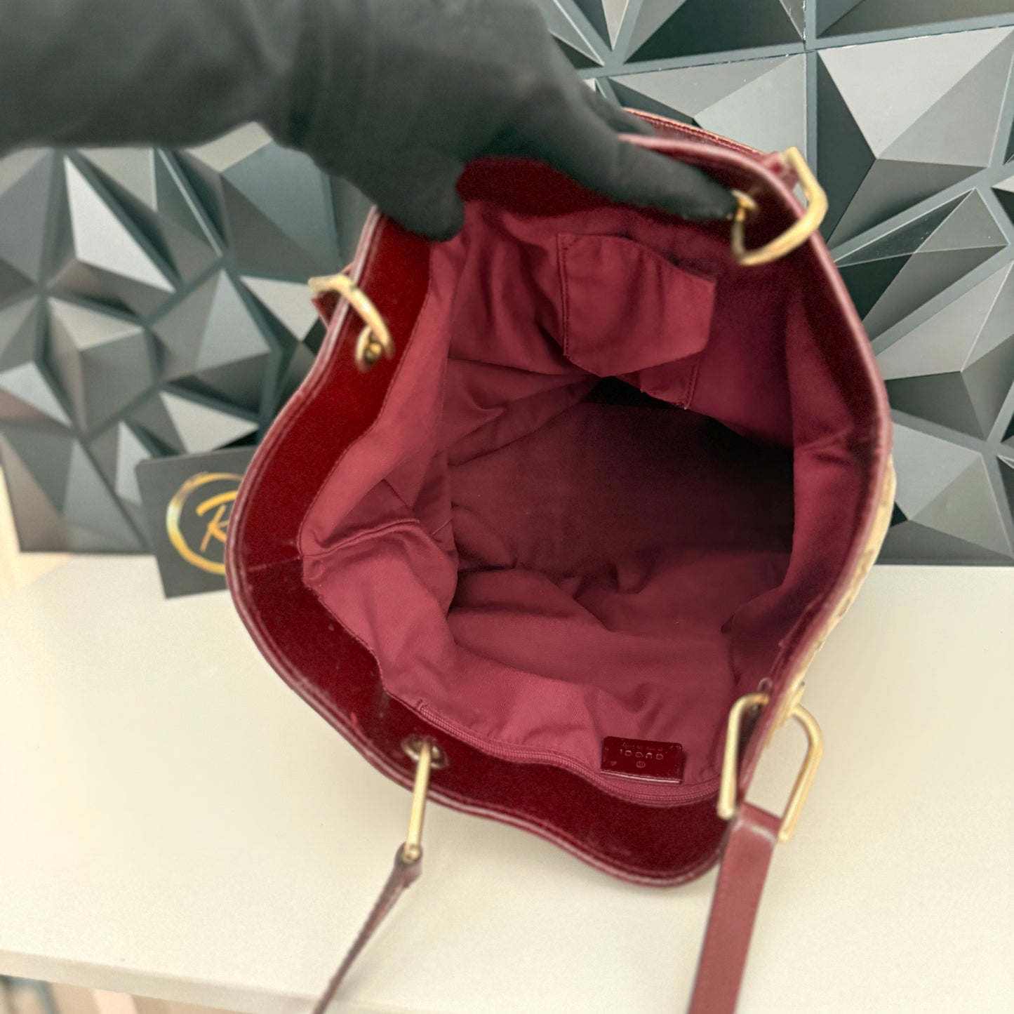 Gucci Canvas Eclipse Tote Bag