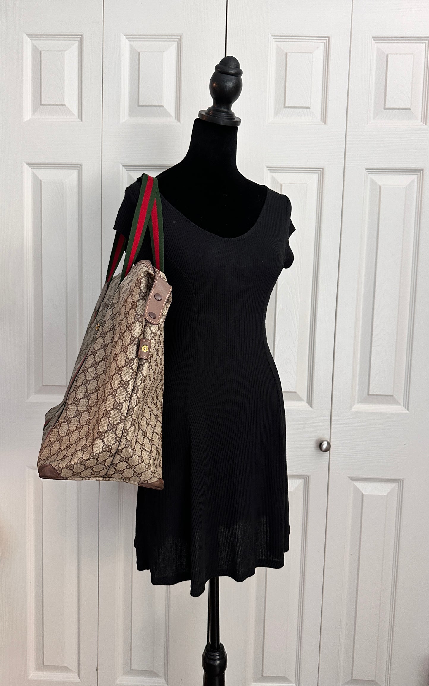 Gucci XL Sherry Line Tote Bag
