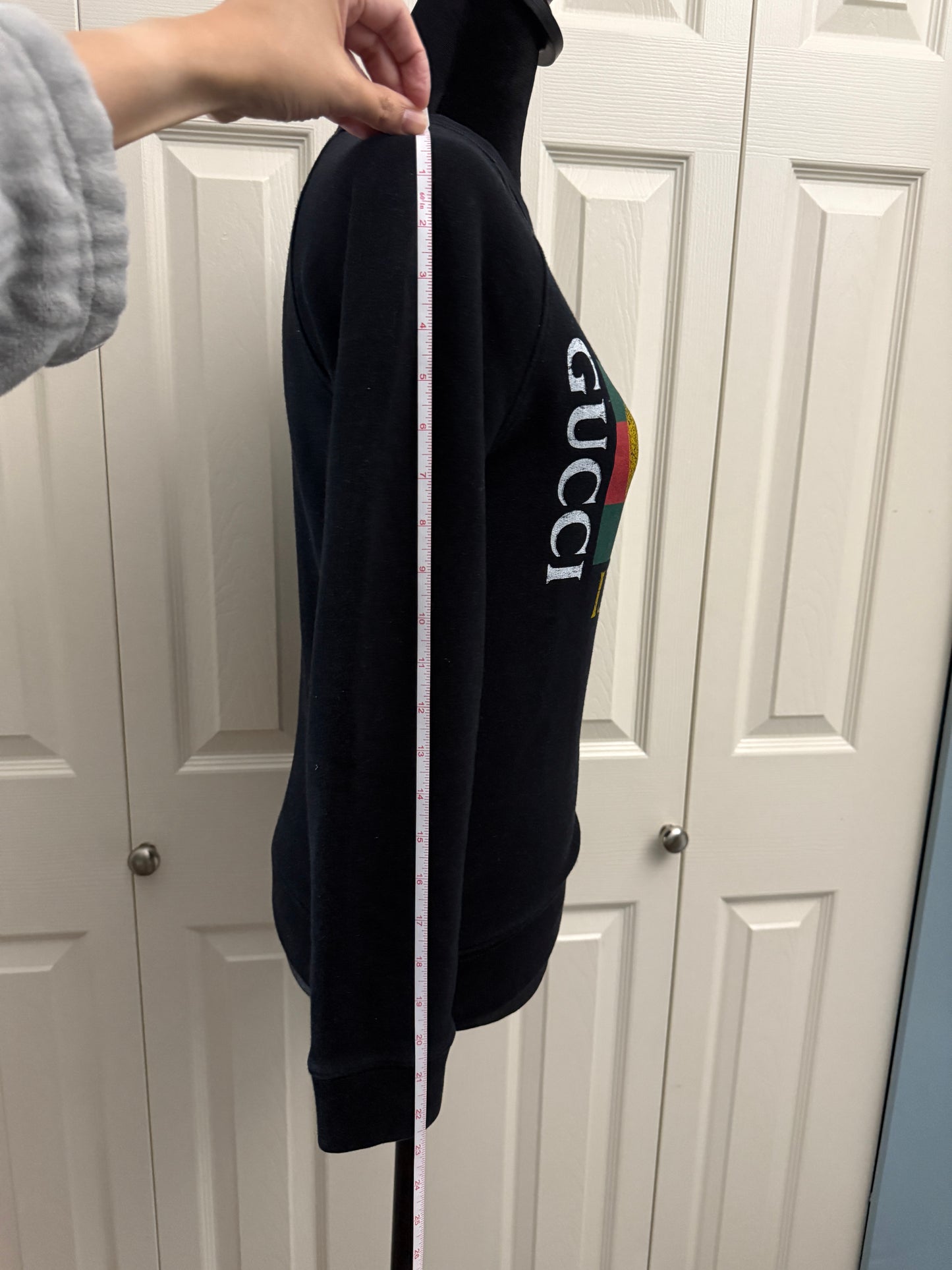 Gucci Black and Gold Crew Neck Sweater