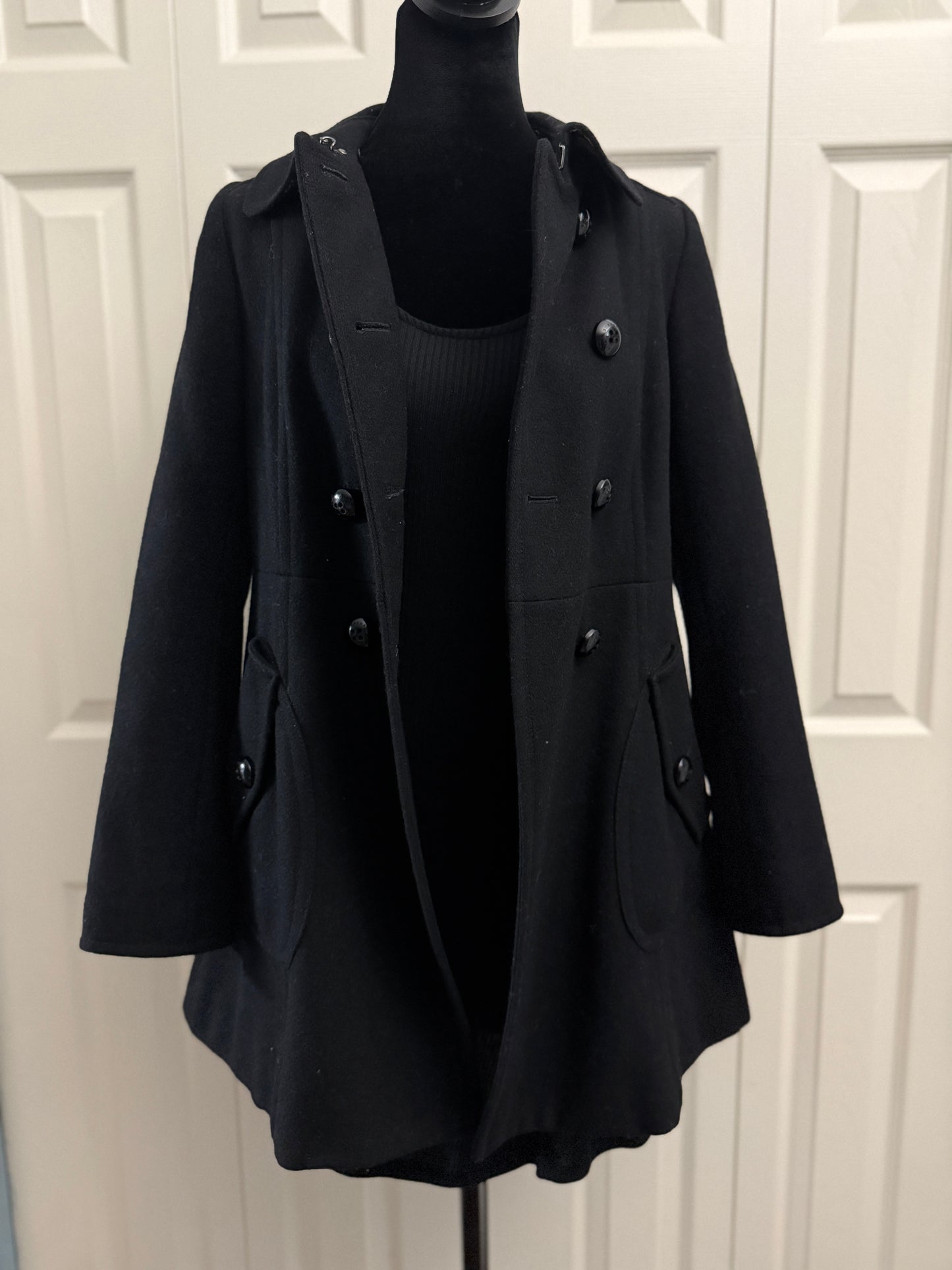 Burberry Blue Label Wool Trench Coat