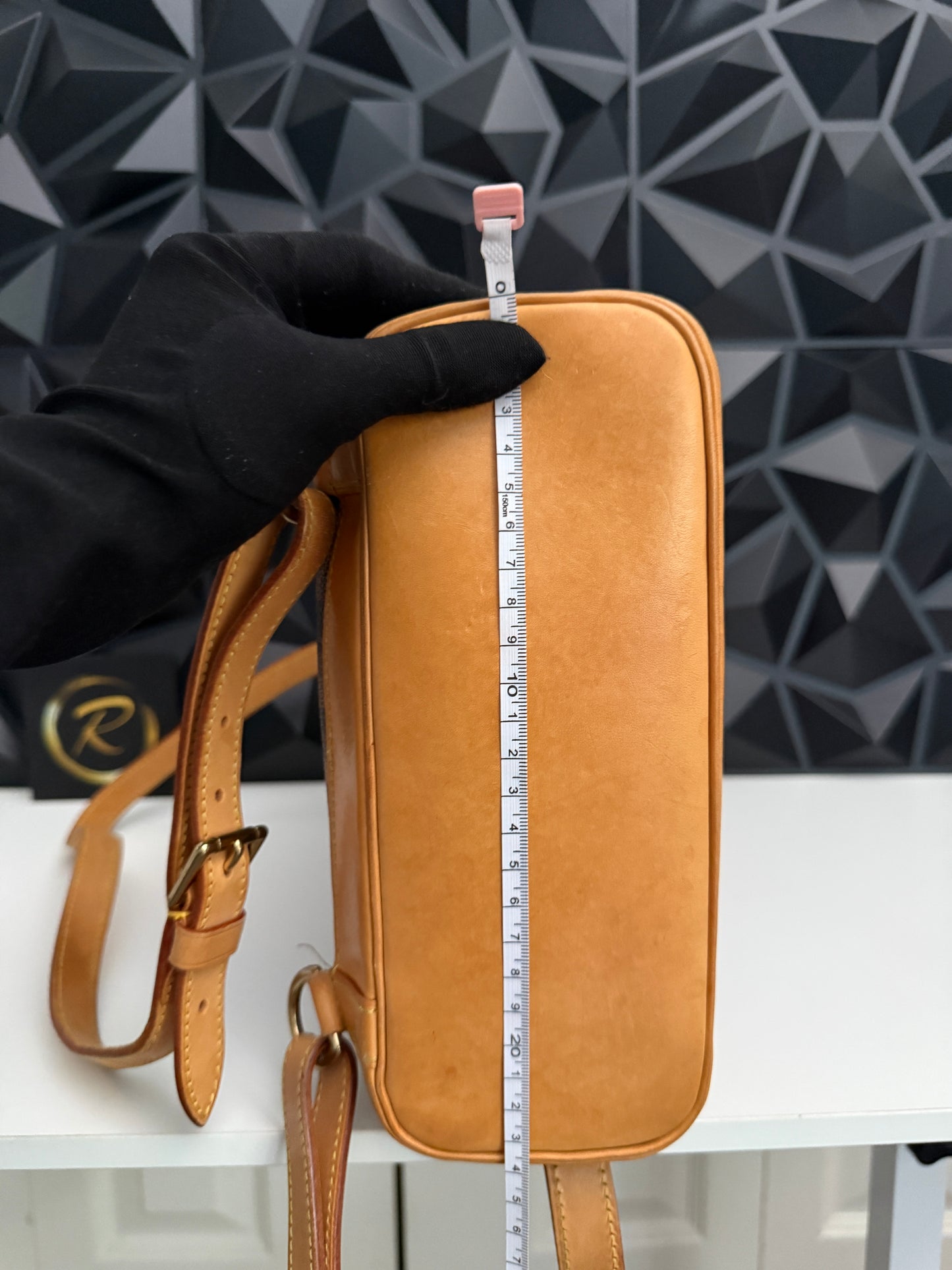 Limited Edition 100th Anniversary Centenaire Damier Ebene Soho backpack