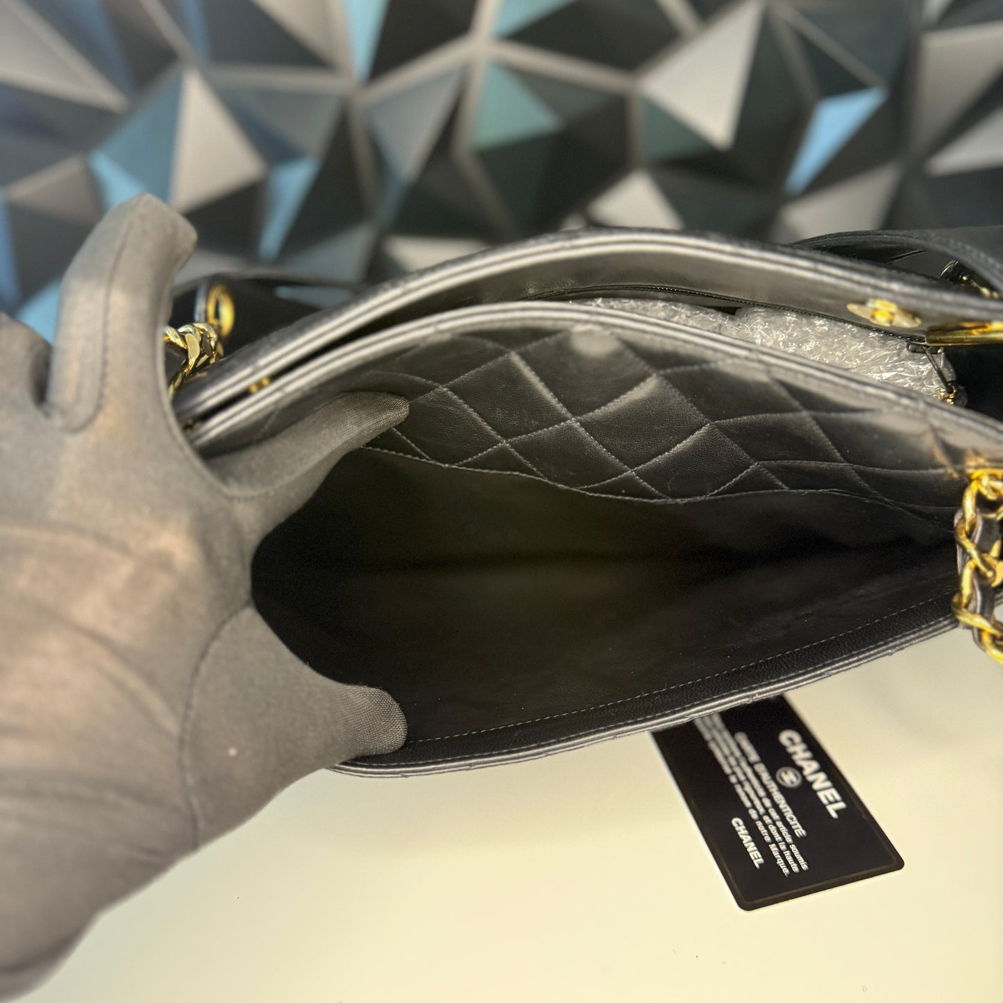 Chanel Lambskin Quilted Shoulder Bag