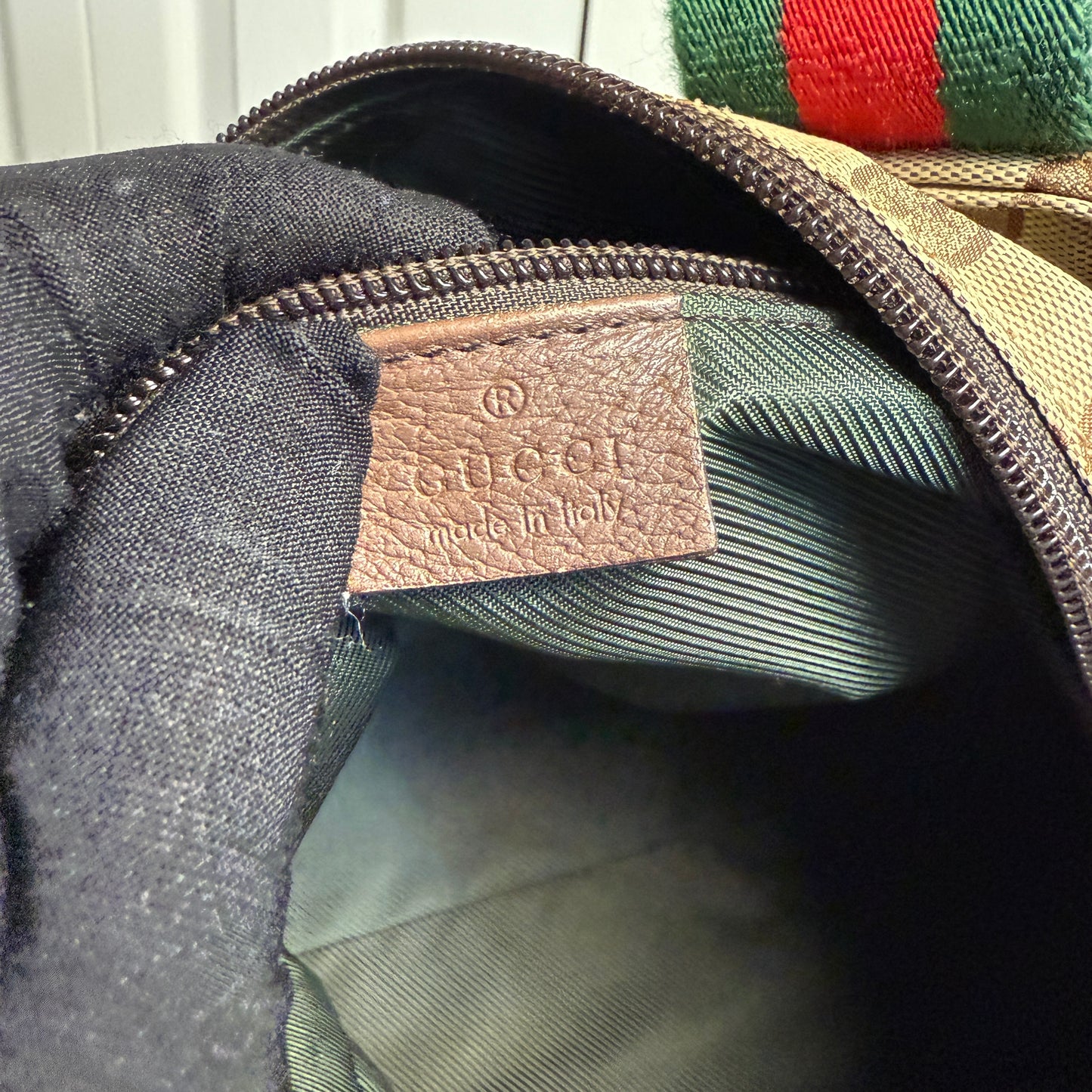 Gucci Sherry Line Canvas Tote
